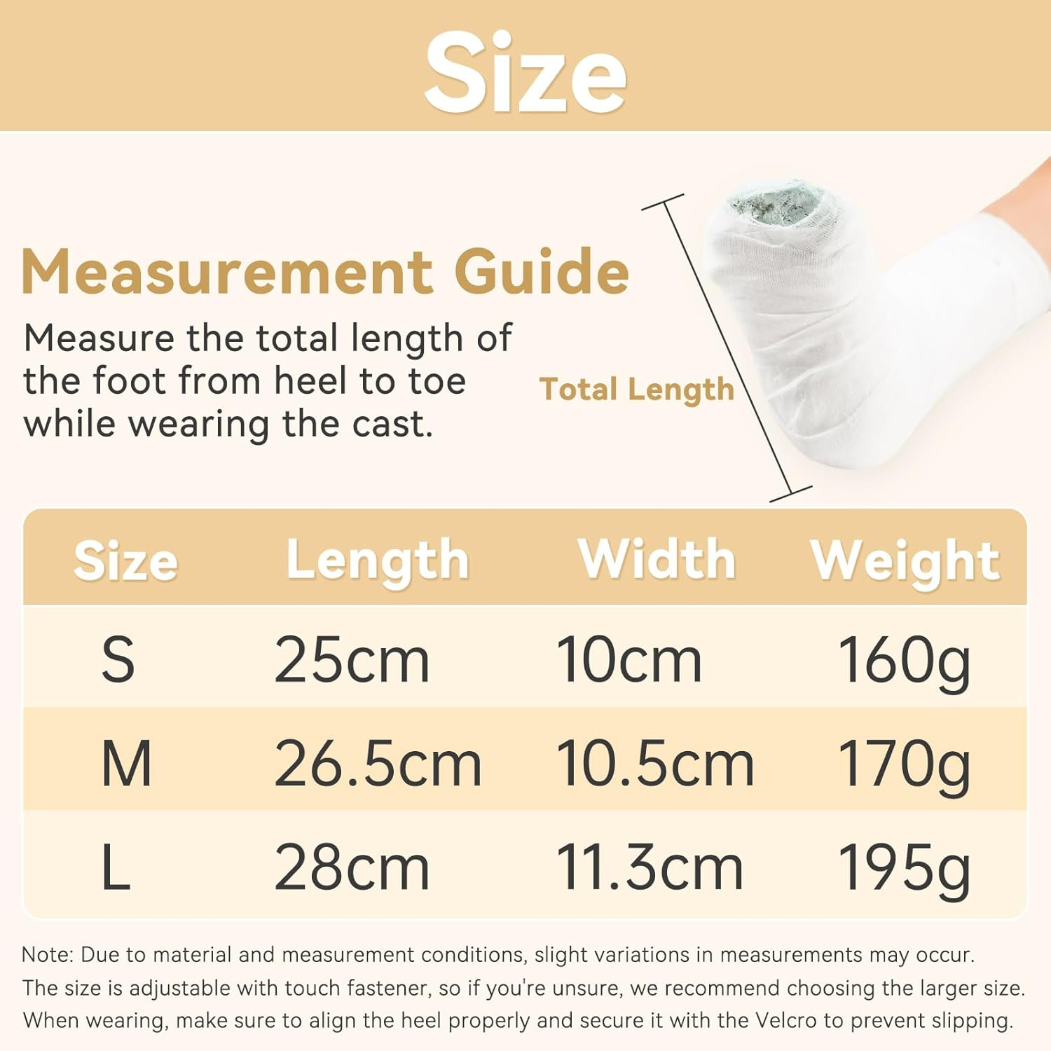 ENLUNTRA Post Op Recovery Shoe, Lightweight Medical Walking Shoe with Adjustable Strap for Post Surgery or Operation Support, Broken Foot, Stress Fractures, Sprains, Injured Toes, Bunions for Left or Right Foot for Men or Women, 1 Pcs, S image number 2