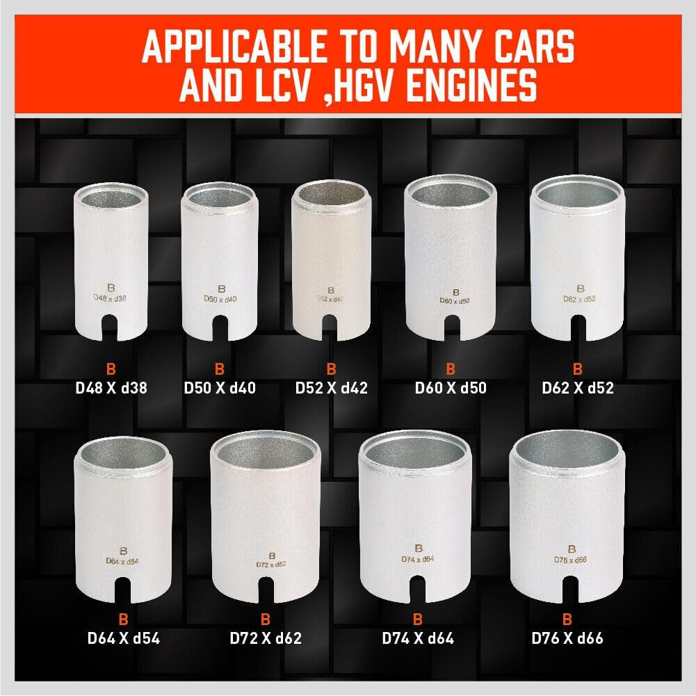 HORUSDY 26-Piece Press and Pull Sleeve Kit - Heavy Duty Bearing and Bushing Removal and Installation Tool Set image number 5