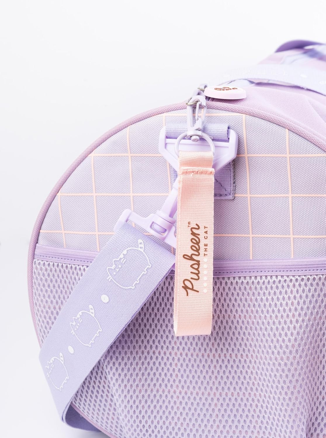 Grupo Erik Pusheen Gym Duffle Bag | Gym Bag Bag with Shoe Compartment | 38L / 11.8 X 19.7 X 9.8 Inches / 30 X 50 X 25 Cm | Gym Bag | Duffle Bag | Pusheen Gifts | Pusheen Cat, Purple, Gym Bag Bag With image number 5