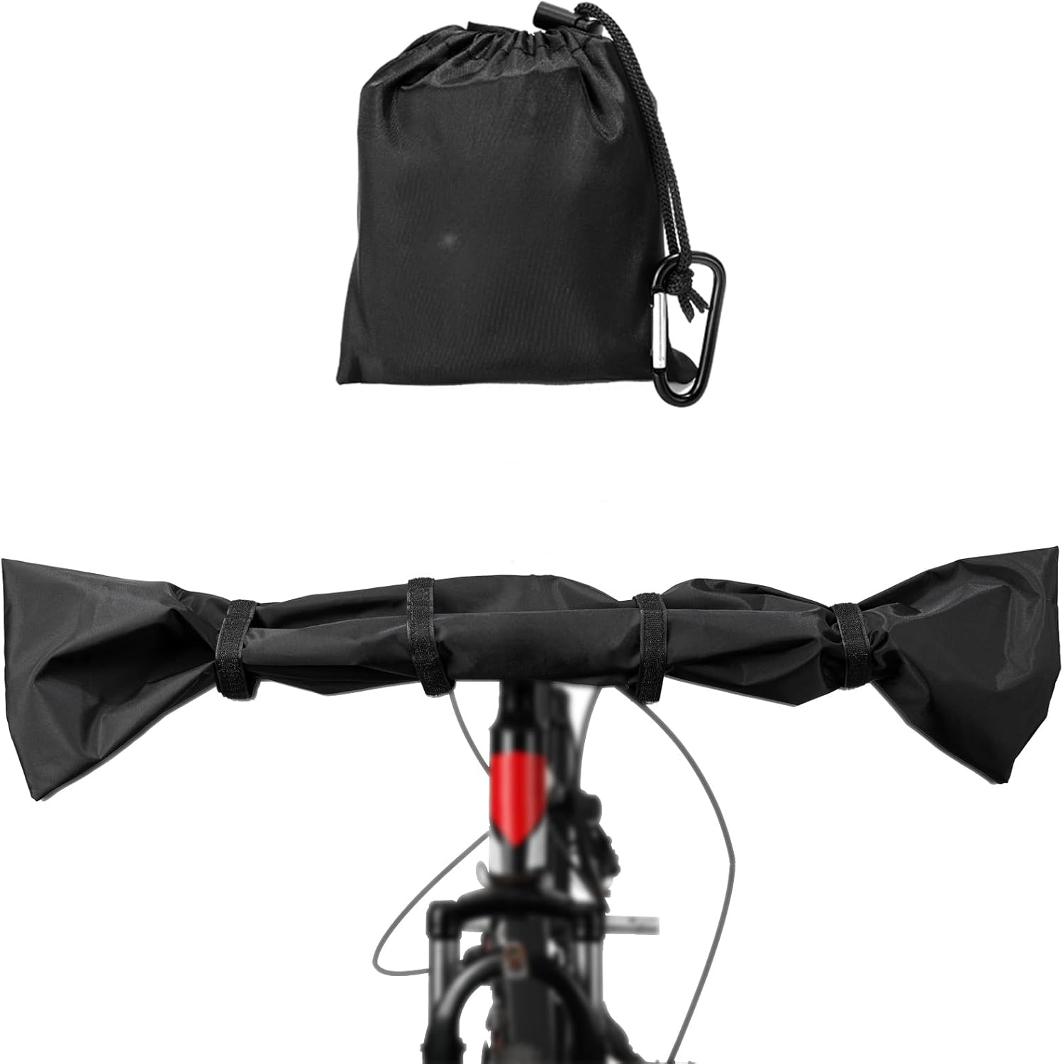 Besudo Handlebar Protective Cover for Ebike Transport Protection - Handlebar Protection Cover for Bicycle Handlebars - Bicycle Cover for Rear Carrier - Ebike Accessories as Handlebar Rain Cover -30-A