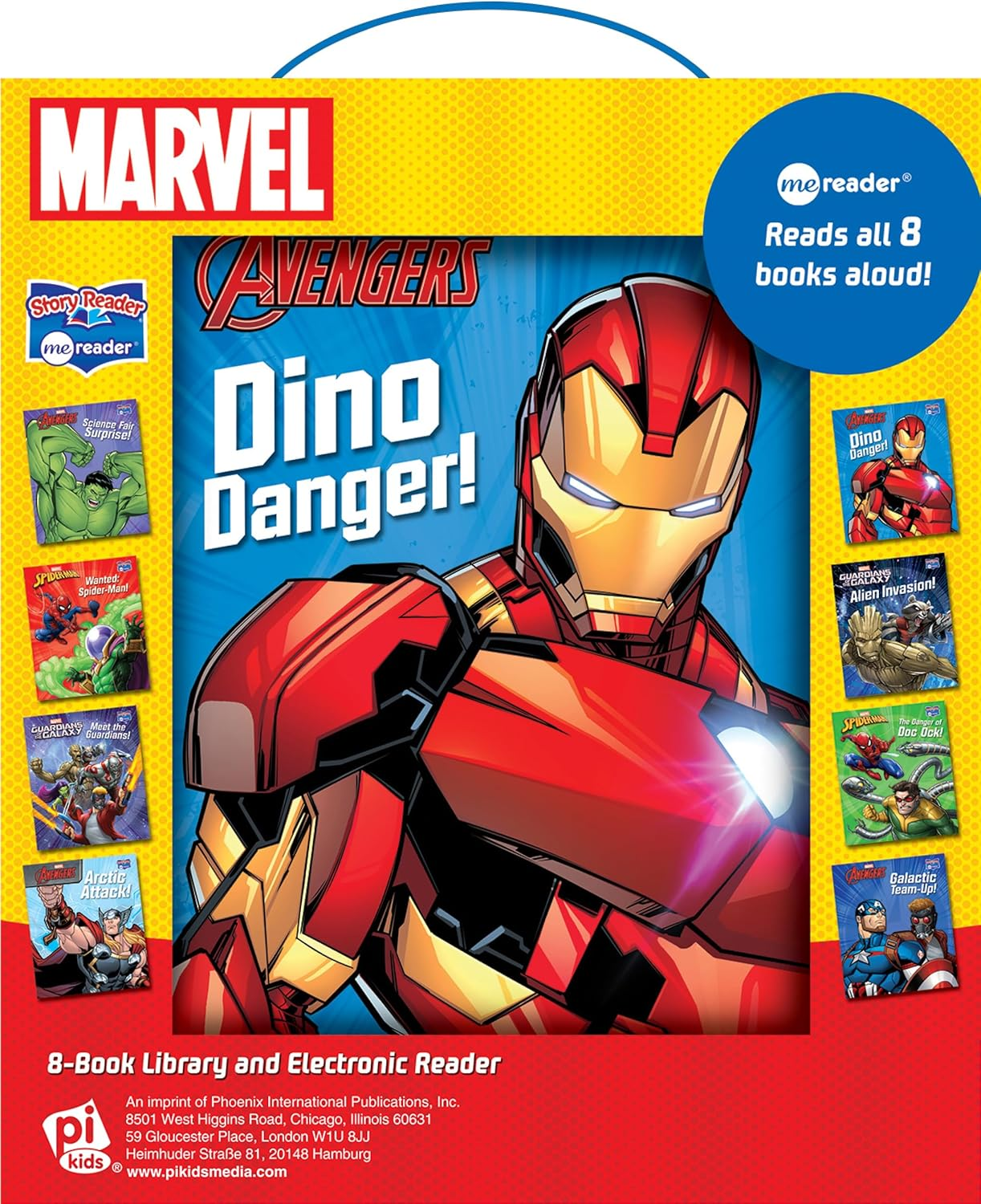 Marvel: Me Reader 8-Book Library and Electronic Reader Sound Book Set