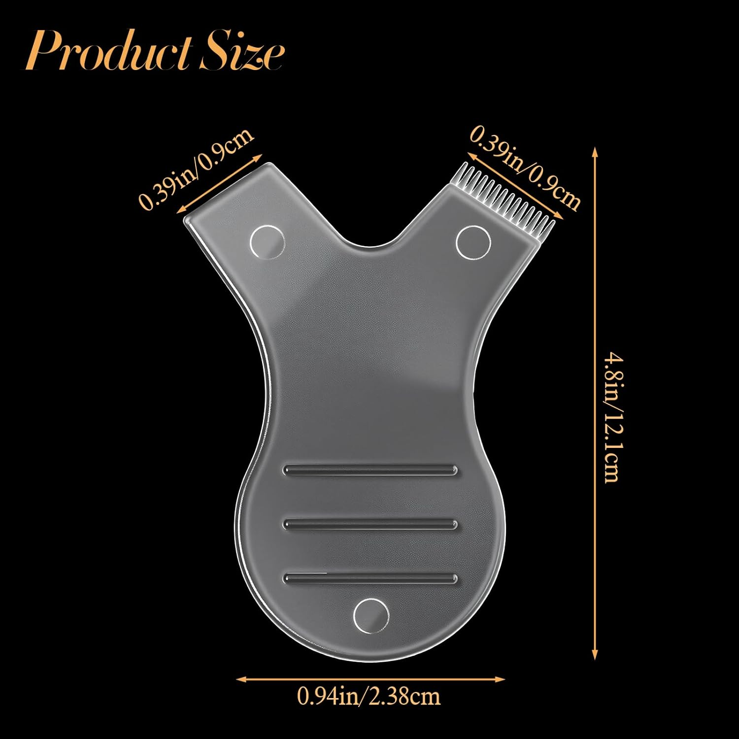 Elevatetech 100 Pcs Y Lash Lift Tool, Y Comb Eyelash Lift Brush Y-Shape Lash Separator and Tint Tool Clear Eyelash Perming Brush Applicators Makeup Supplies for Eyelashs Grafting and Extension