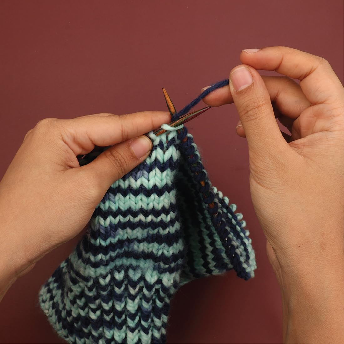 Knitpro 80 Cm X 4 Mm Symfonie Fixed Circular Needles, Multi-Color