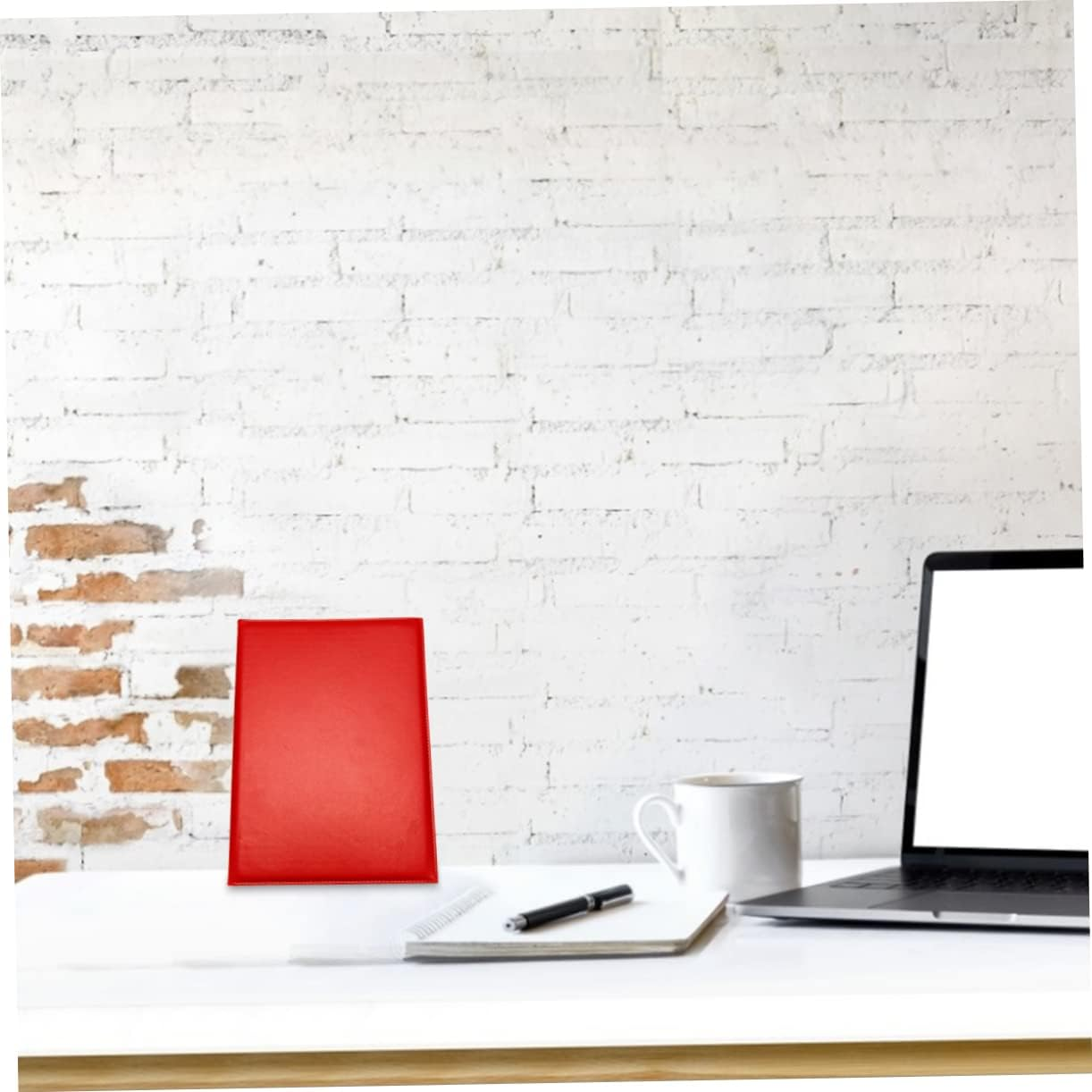 STOBOK A4 Red Leather Certificate Cover Blank Folder Protective Case for Diplomas Business Awards Office Documents image number 6