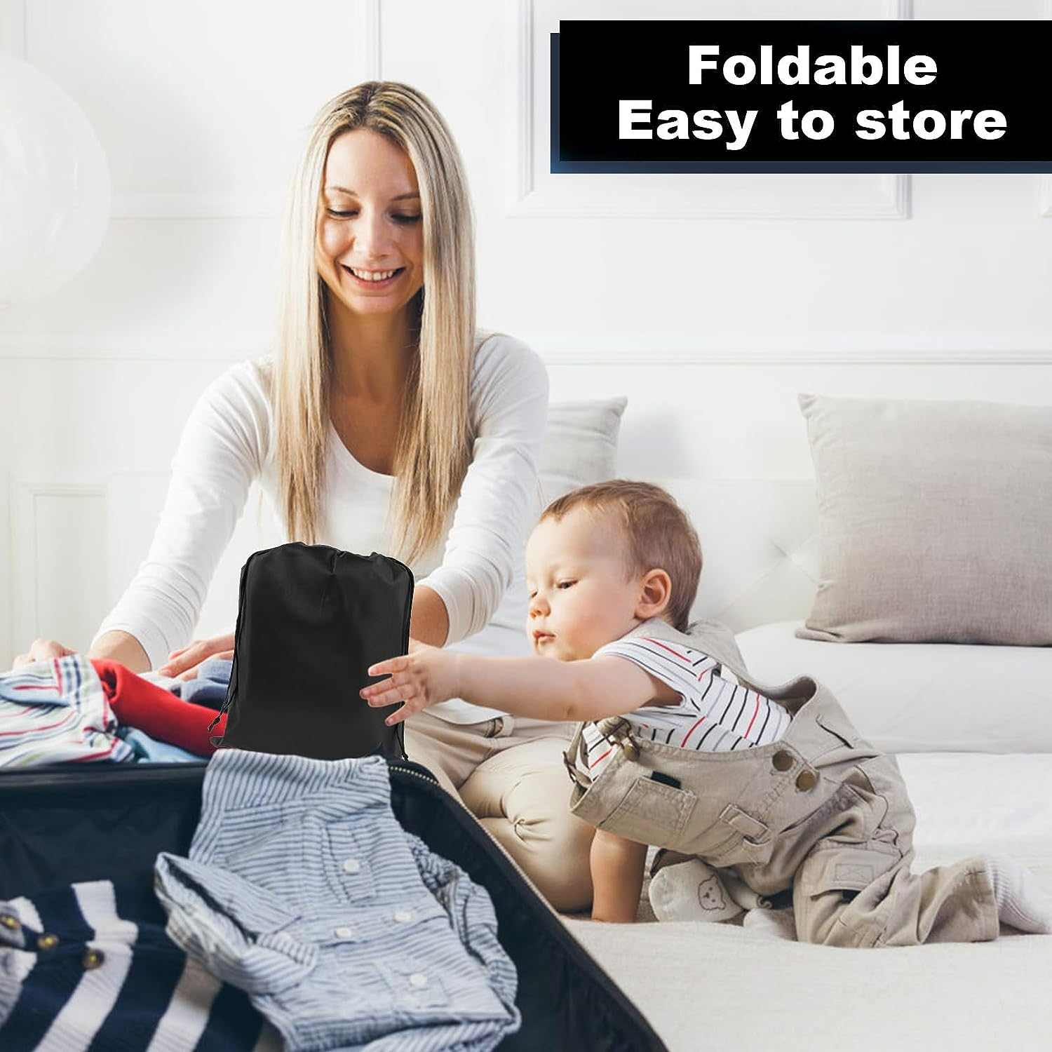 Airplane Seat Extender for Kids, Plane Travel Foot Rest Kids, Airplane Footrest Airplane Travel Essentials for over 2 Years Old Children (Black) image number 5