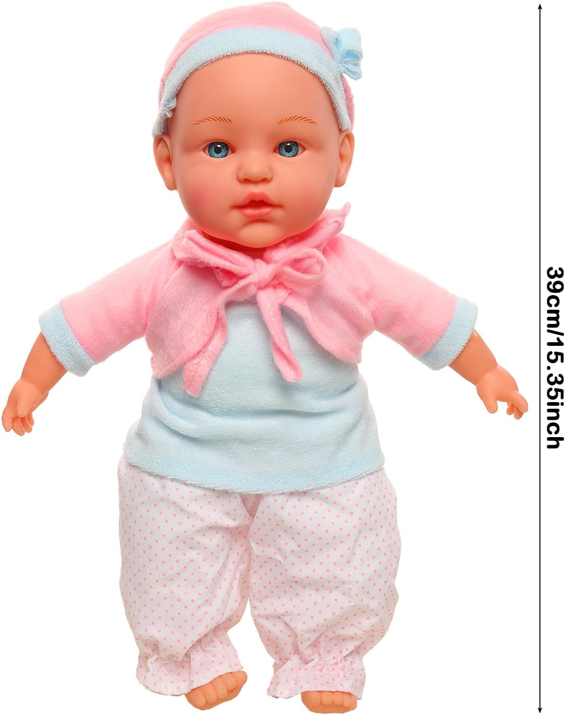 Barwa Baby Doll 15 Inch Soft Body Doll with Cute Doll Clothes, Soft Body, Cute Doll Outfits, 38 Cm Soft Bodied Dolls for Children from 3 Years image number 5