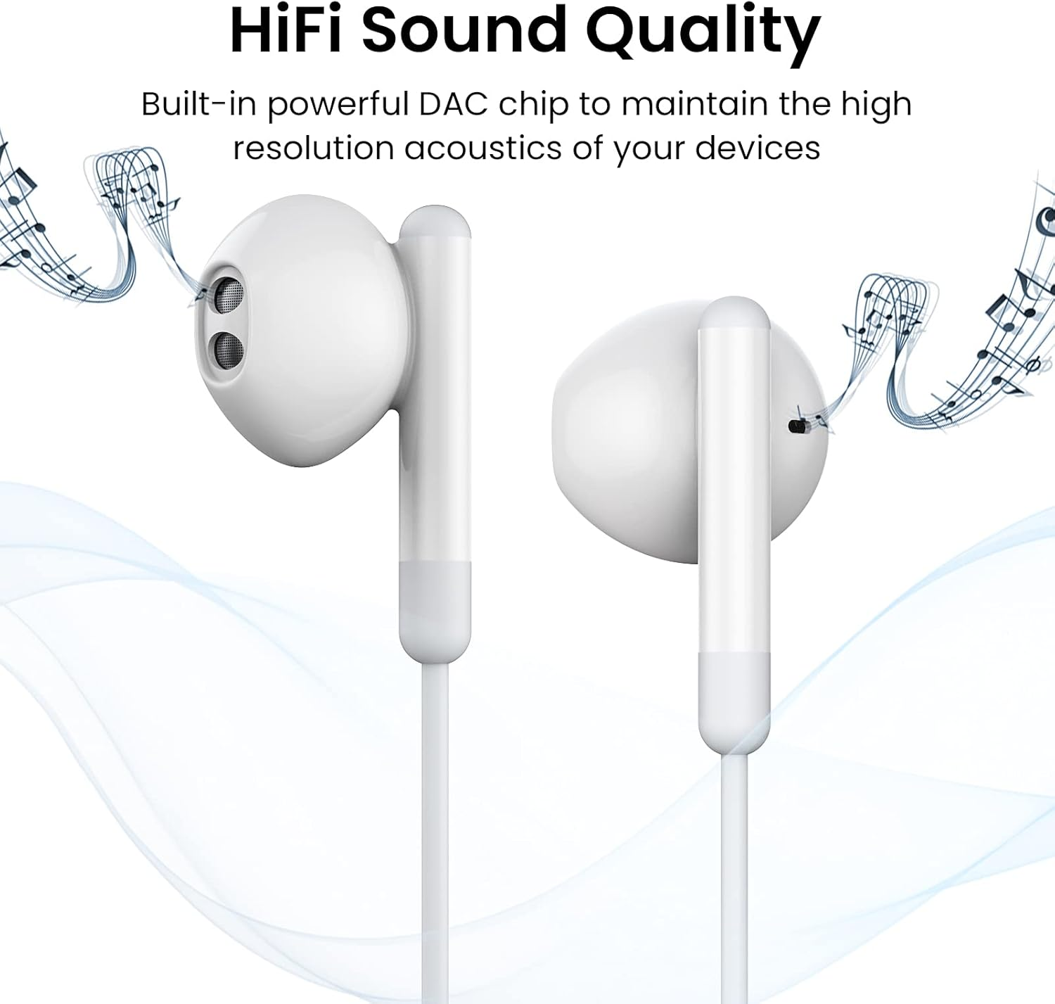 USB C Headphones for Iphone 15 Pro Max 15 plus Ipad Pro USB C Earphones with Microphone In-Ear Headphones Wired Earbuds USB Type C Earphones for Google Pixel 8 7 6A 5 4 Galaxy S23 S22 S21 S20 A54 A53 image number 3