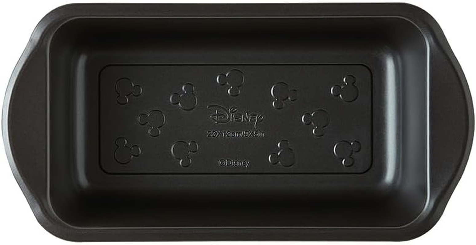 Prestige New Disney Bake with Mickey Mouse 9 Inch Loaf Tin - Non Stick Loaf Tins for Baking 23Cm X 13Cm, Carbon Steel Bakeware, Red & Black image number 2