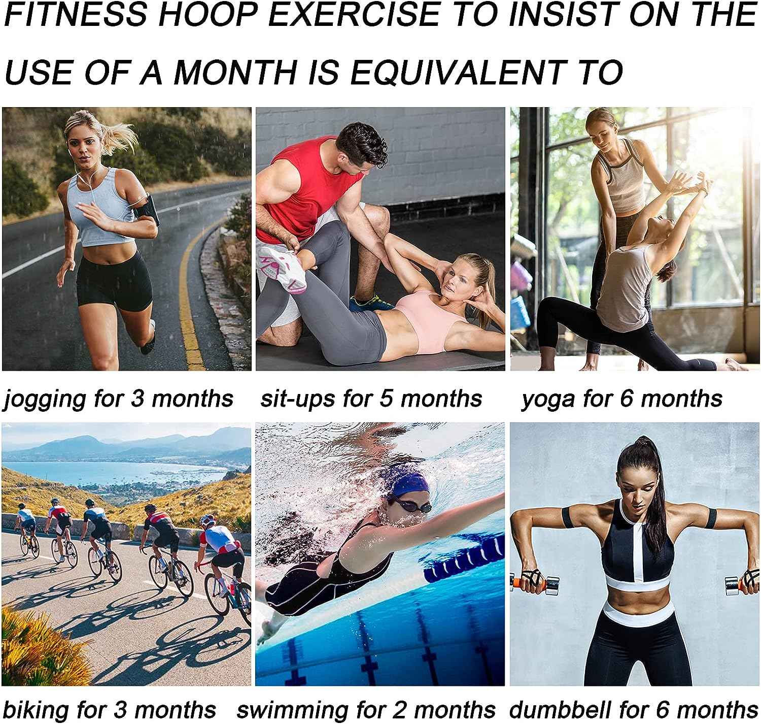 NEOWEEK 2Lb Exercise Hoops for Adults, Adjustable Hoola Weighted Hoop, Detachable Section Soft Fitness Hoop for Weight Loss, Fat Burning, Home Gym Core Workout image number 3