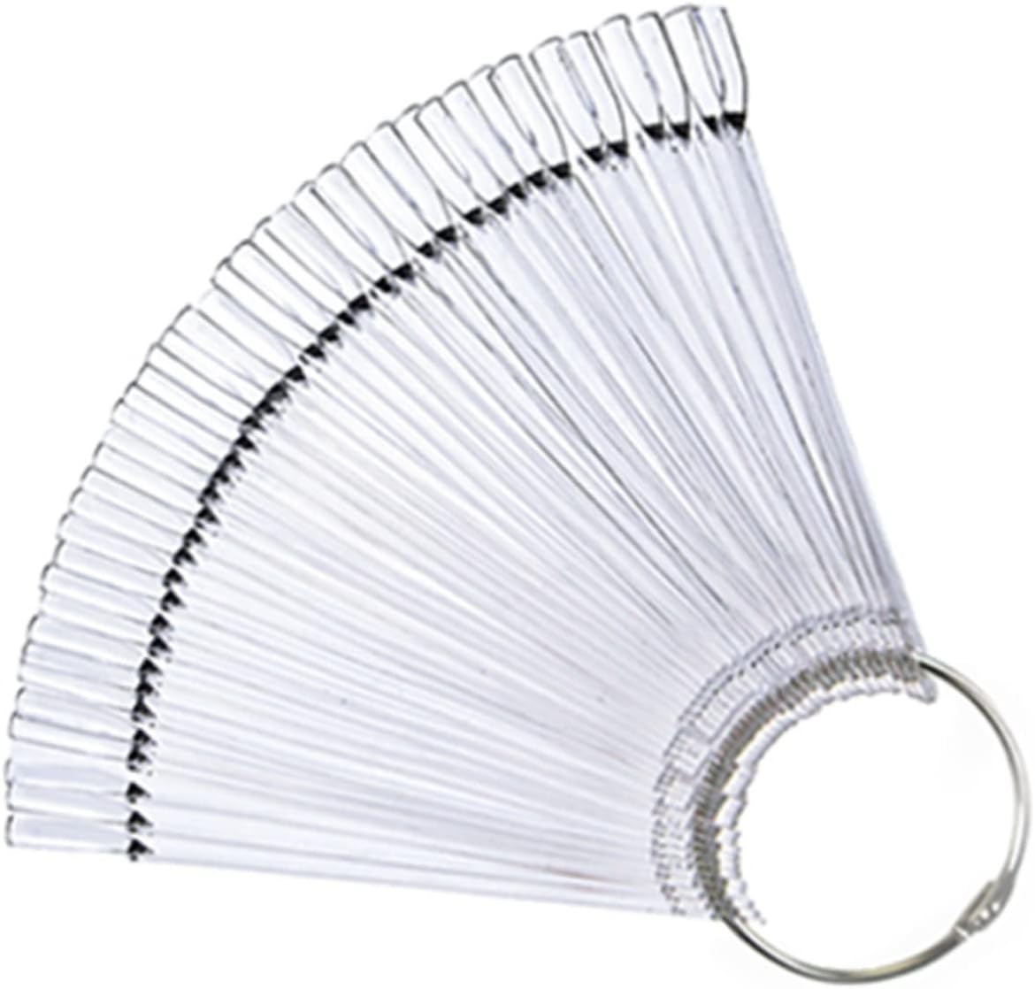DEARMAMY 50Pcs Nail Display Boards False Nail Art Tips Sticks Polish Plate Practice Templates image number 3
