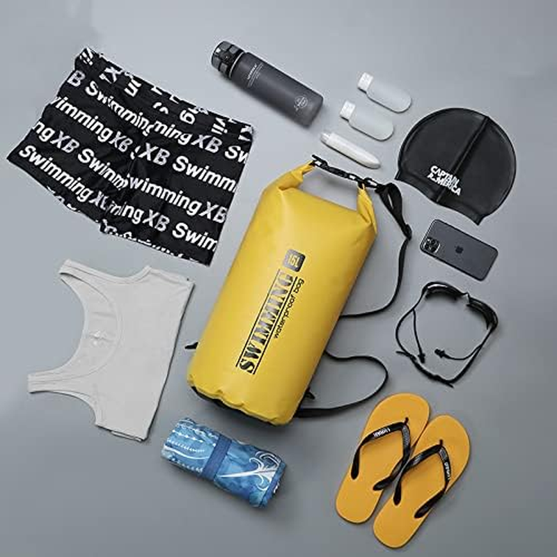 Floating Backpack Waterproof Dry Bag 15L Capacity Kayaking, Water Sports Fishing, Swimming, Boating, Beach, Hiking, Camping, Outdoor Activities 2 Adjustable Straps Bright Pink Colour from Paton Travel image number 3