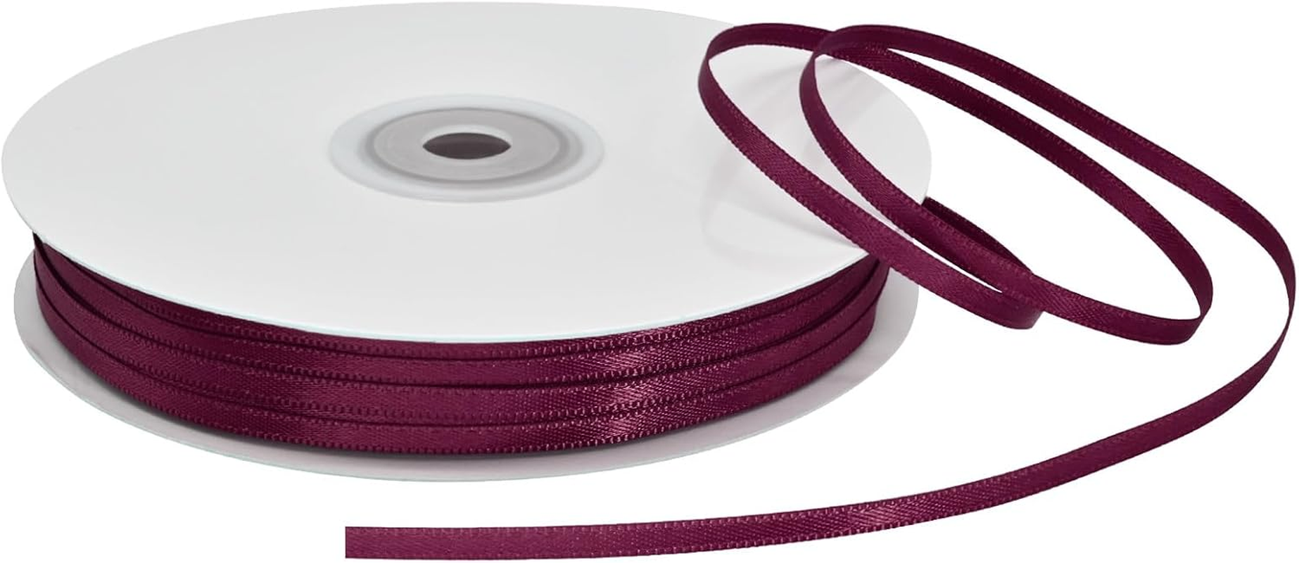 Yamkim 1/8 Inch 100 Yards Black Satin Ribbon Double Faced Polyester Satin Ribbons Ideal for Gift Wrapping DIY Crafts Invitations Wedding Flower Bouquet Sewing