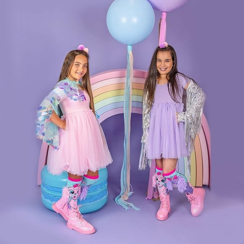 Crazy Socks for Kids Cute Girl Socks Girls Wacky Funky Stretch Mid to High Novelty Socks