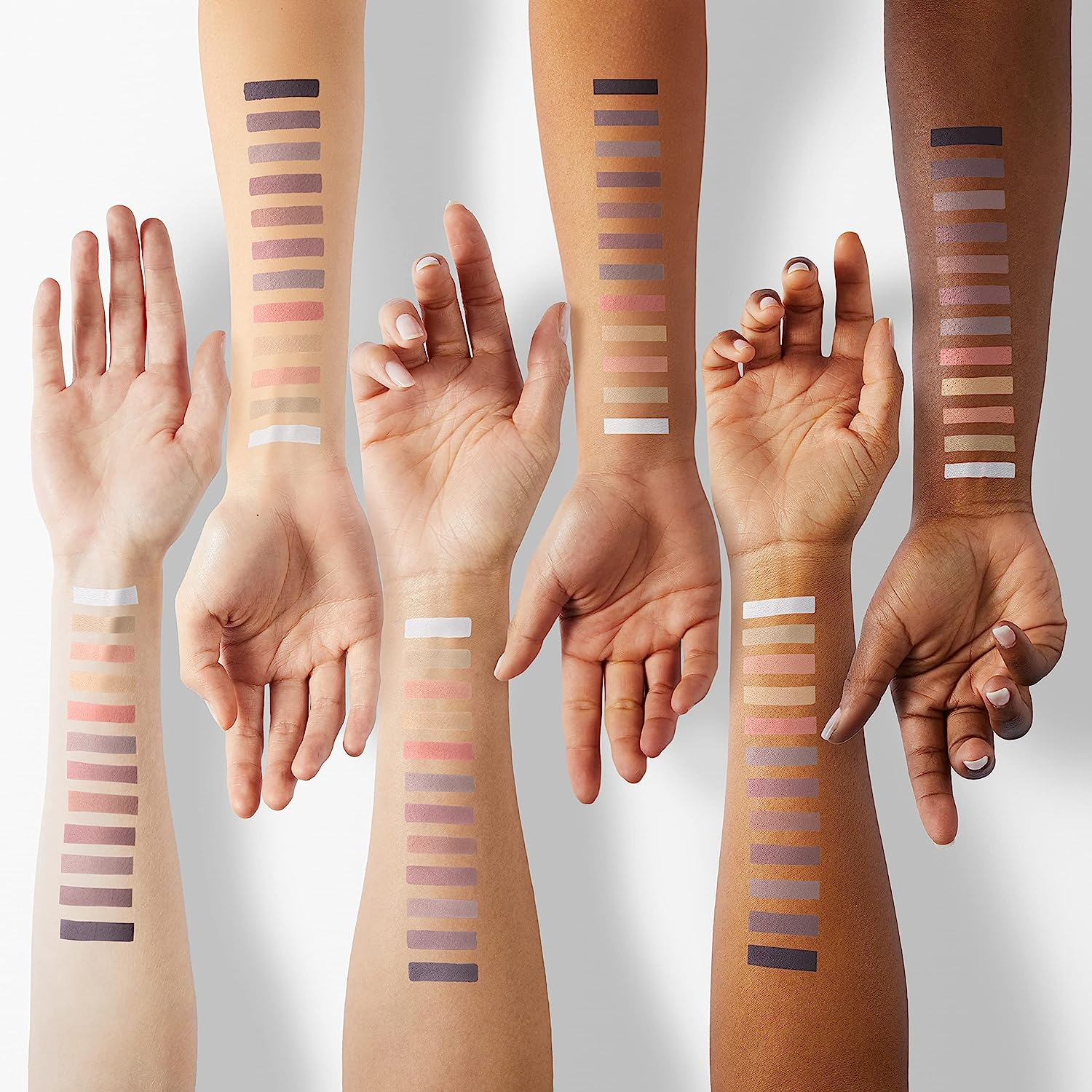 Bestland 2 Pack 12 Colors Makeup Nude Colors Eyeshadow Palette Natural Nude Matte Shimmer Glitter Pigment Eye Shadow Pallete Set Waterproof Smokey Professional Beauty Makeup Kit (2 PCS) image number 1