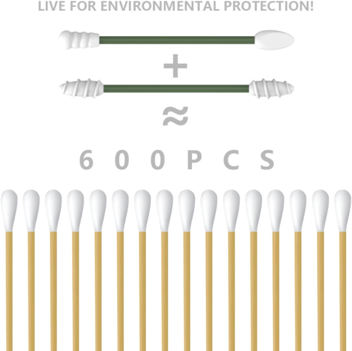 Silicone S Stick Reusable Portable and Cleanable Ear Q-Tip Rough Friction S for Ear Cleaning Makeup 2Pcs Pink image number 2