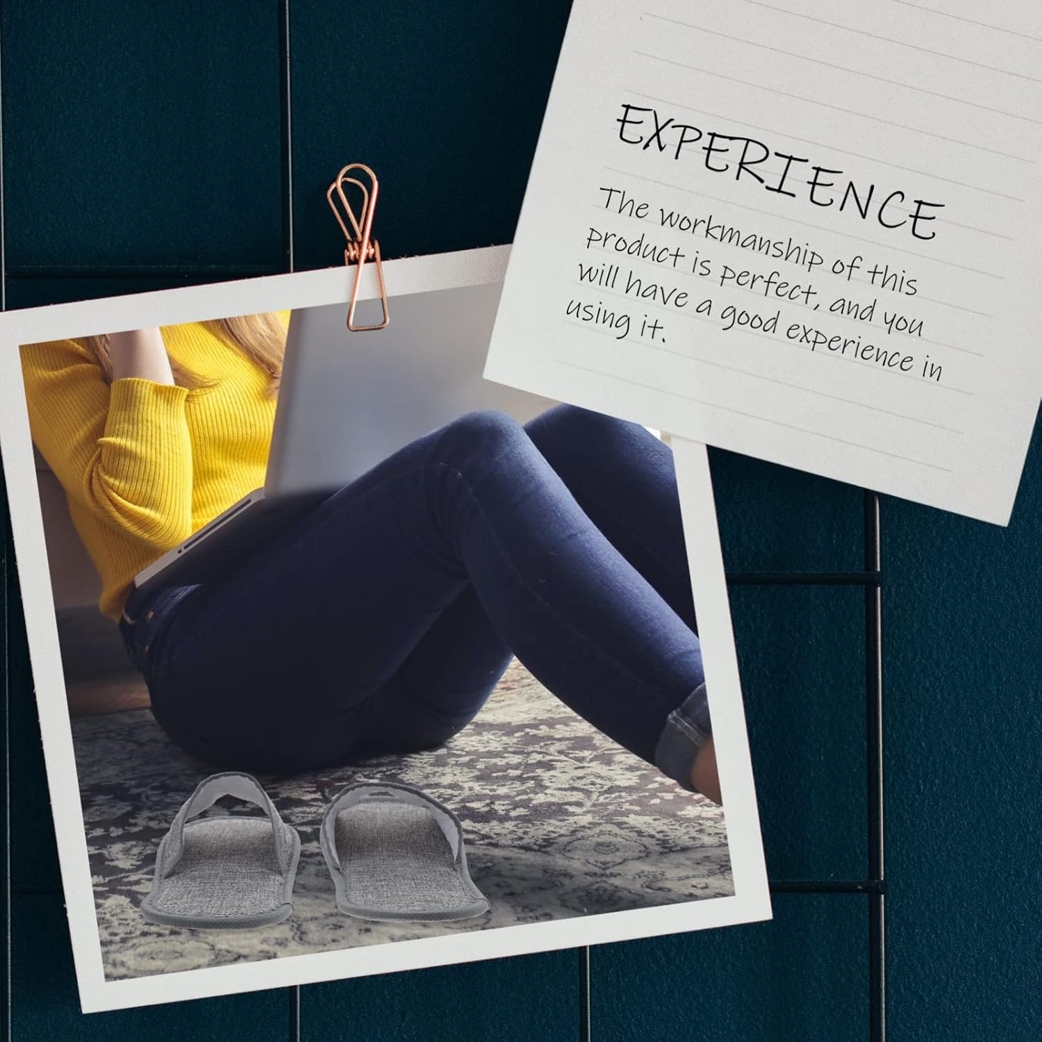 10Pairs Disposable Travel Slippers Slip Indoor Slippers Cotton for Guest Convenient Use at Home Hotel image number 6