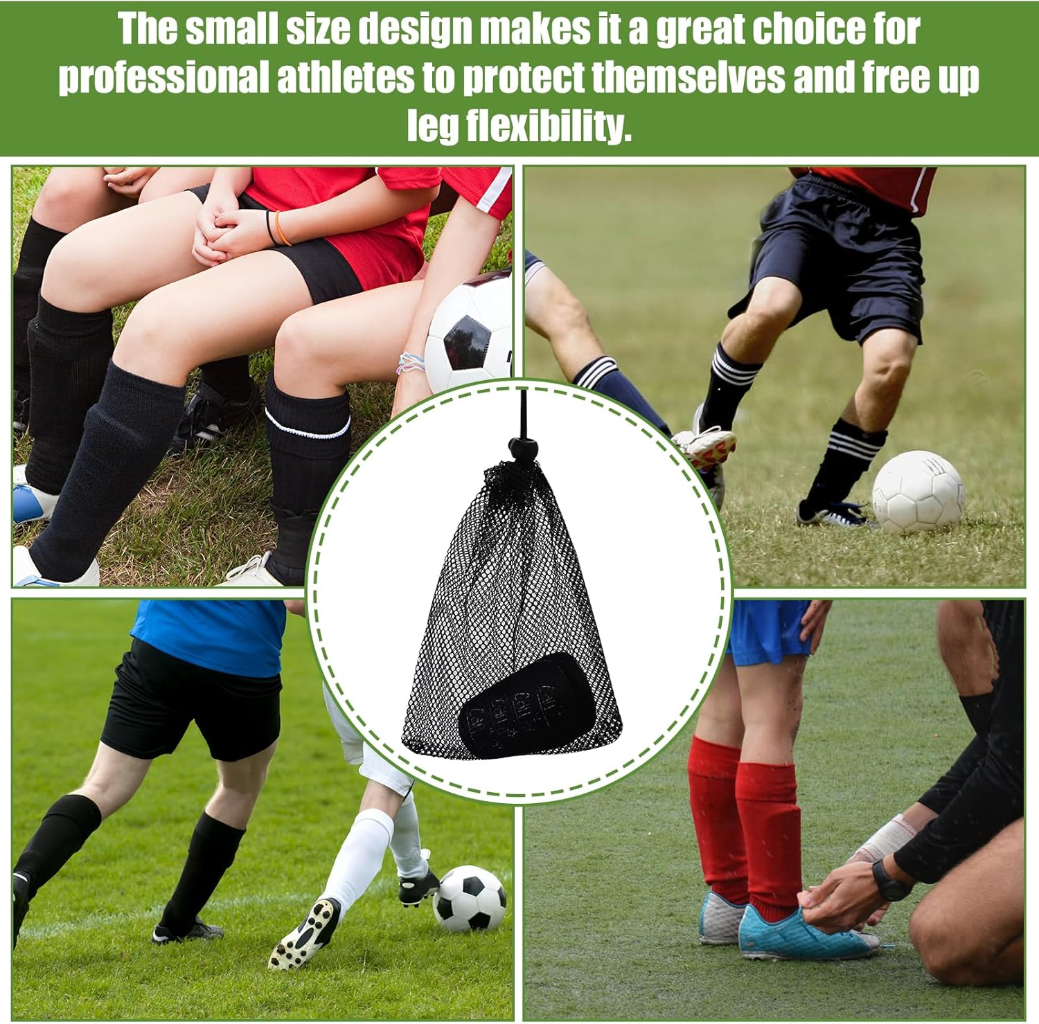 2Pcs Soccer Shin Guards, Mini Shin Guards Extra Small Football Shin Pads Protective Equipment Shin Protection for Youth Adults Kids Boys Girls Athletes image number 3