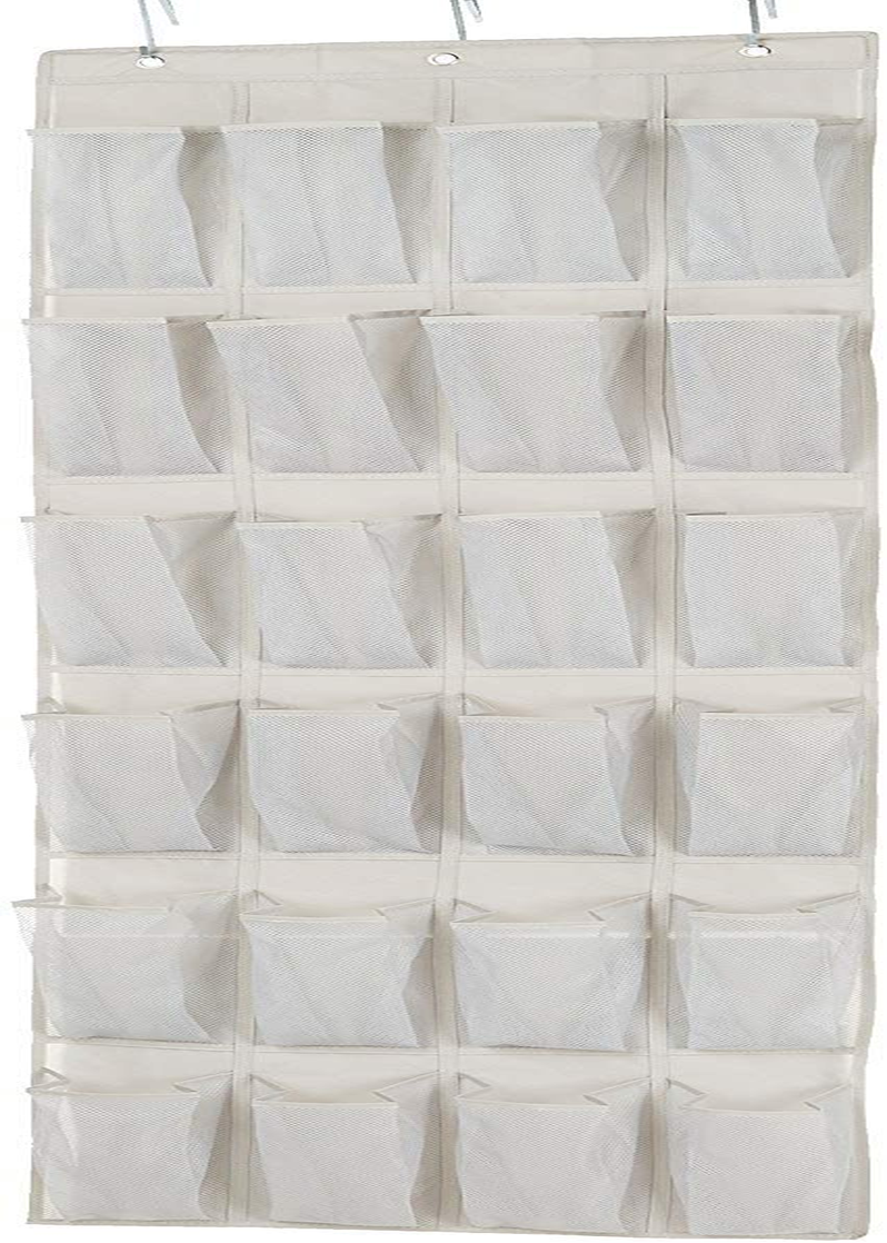 Amazon Basics 24-Pocket Over-The-Door Hanging Medium-Size Shoe Organizer image number 5