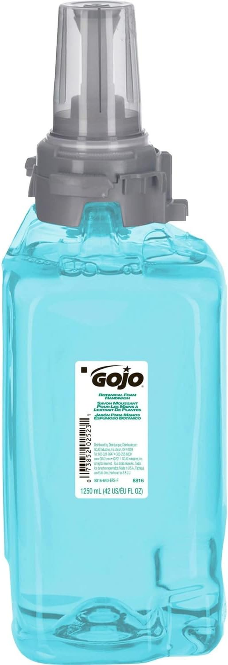 Gojo 881603EA Botanical Foam Handwash Refill, Botanical, 1,2