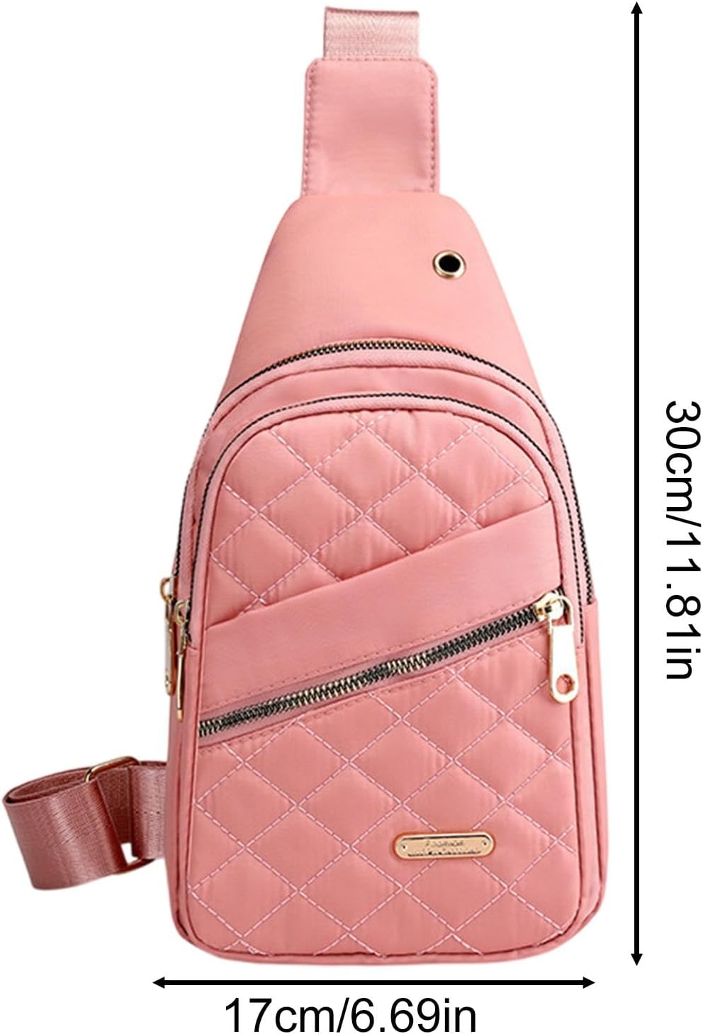 Womens Sling Bag,Shoulder Backpack Casual Sling Pouch Sling Satchel Bag - Adjustable Strap, Lightweight Shoulder Front Pack for Running, Walking, Hiking, Travel image number 1