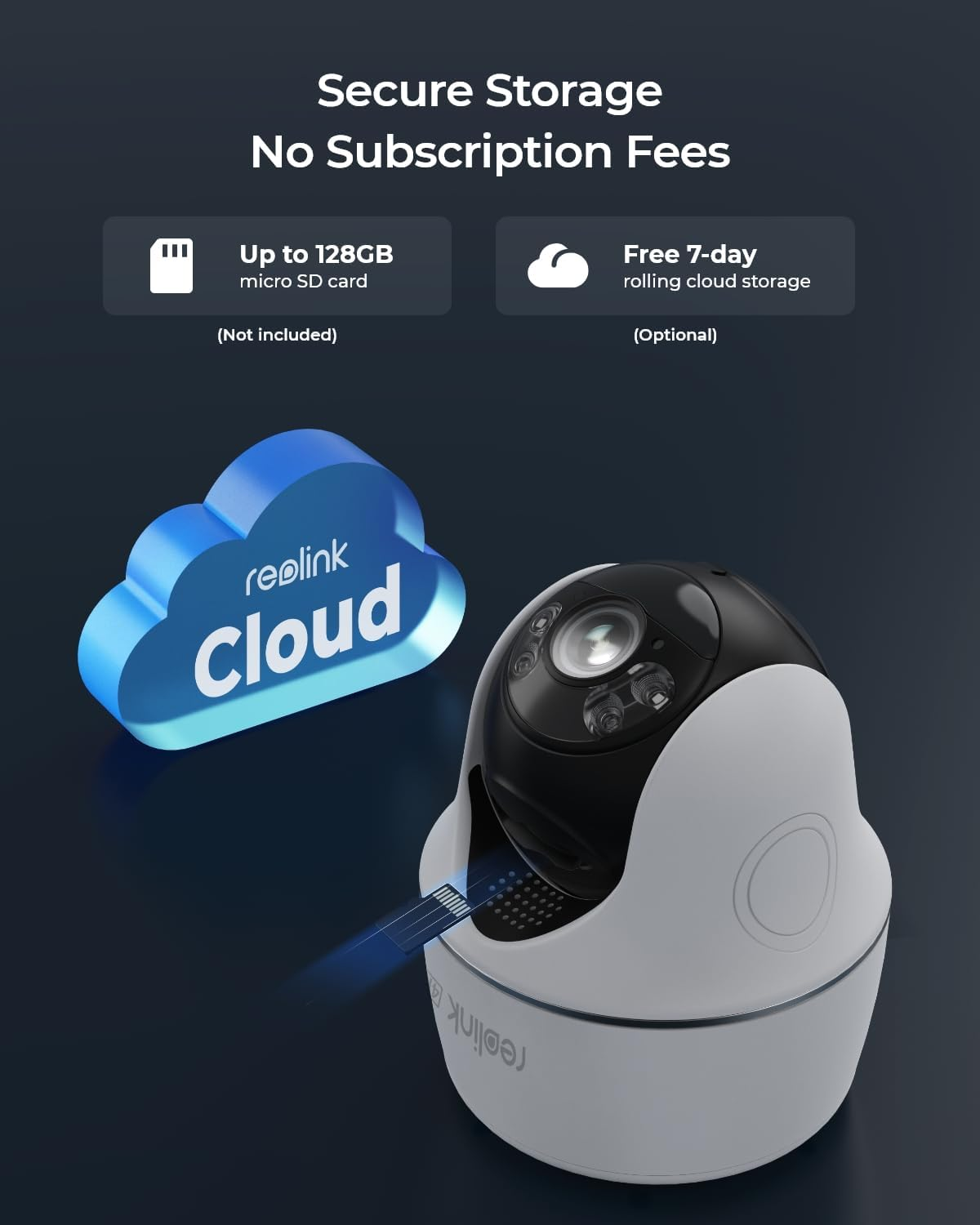 REOLINK First 4K Solar Security Camera Wireless Outdoor, Argus PT 3W Sun-Powered Panel, 360&deg; Pan Tilt Battery Cam with 8MP Color Night Vision, 2.4/5 Ghz Wi-Fi, No Monthly Fee - Black image number 3