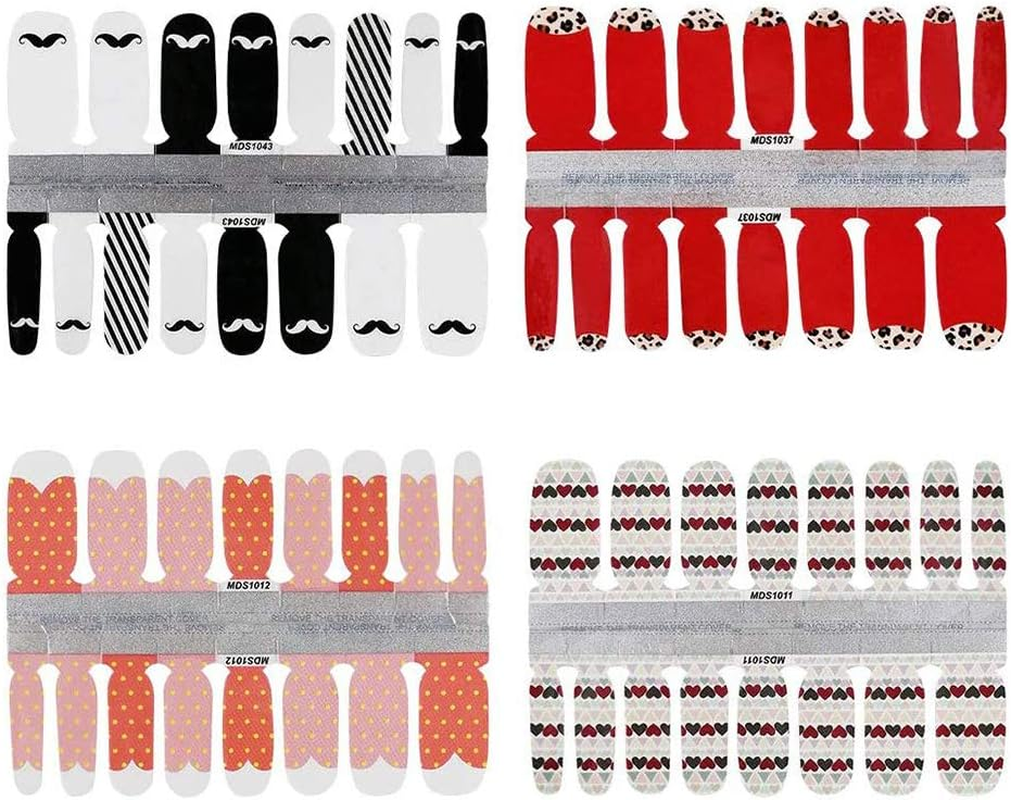 14 Sheets 196 Piece Nail Polish Stickers Strips Pure Color Shine Full Wraps Nail Art Adhesive Decals Nail Art Designs image number 3