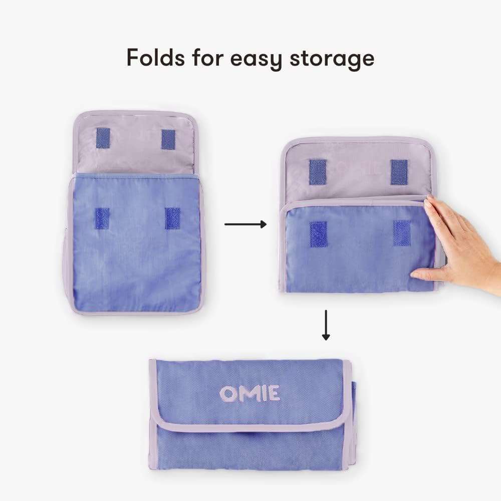 Omiebox Lunch Bag - Washable, Foldable, Durable, Waterresistant Fabric with Interior Pocket and External Bottle Holder image number 2