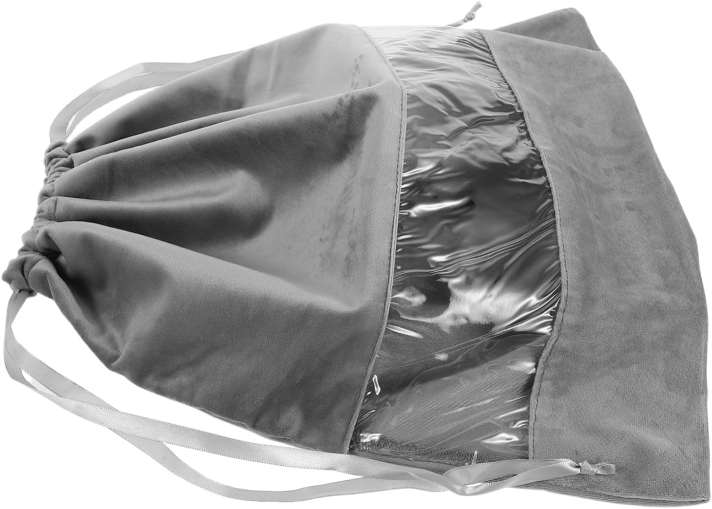 HEATSHAKING Travel Hair Dryer Bag with Transparent Dustproof Design Lightweight Drawstring Pouch for Safe Storage of Hair Tools Underwear and Small Accessories Portable Organizer for Travel