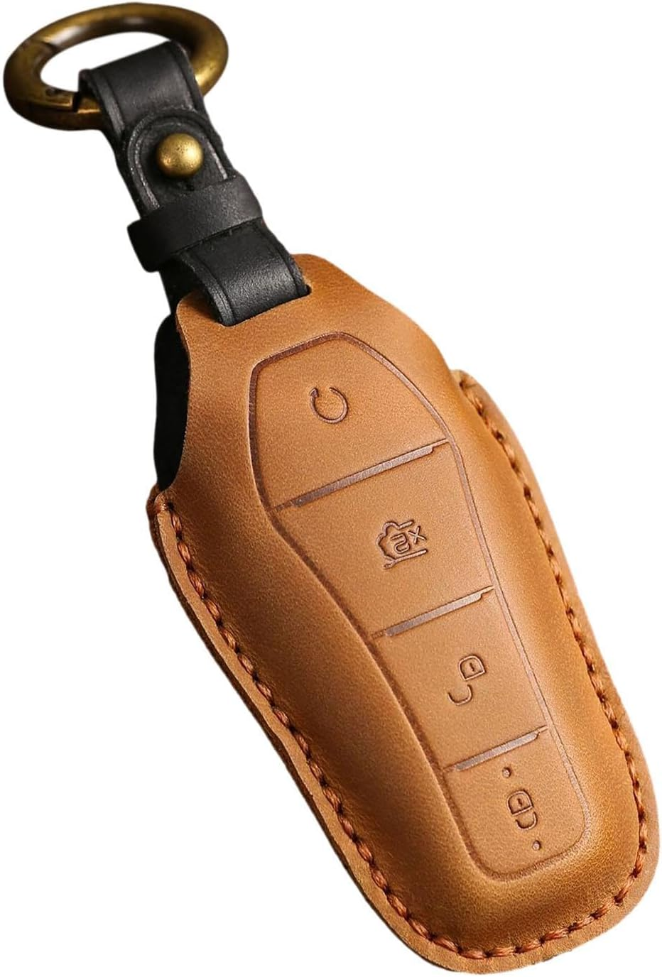 Magideal Car Key Fob Cover Key Case Automotive Accessories Portable Full Protection Smart Key Protector for Dolphin Seal Atto 3, Black