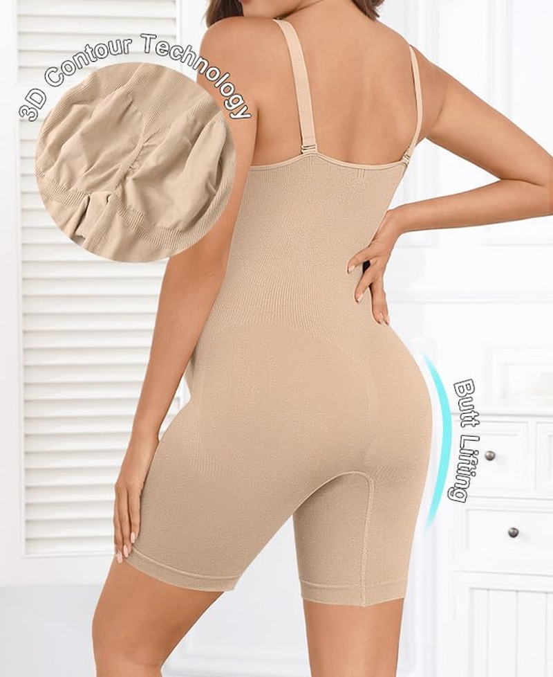 Women'S Maternity Bodysuit Seamless Pregnancy Shapewear Shorts under Dresses Belly Support image number 1