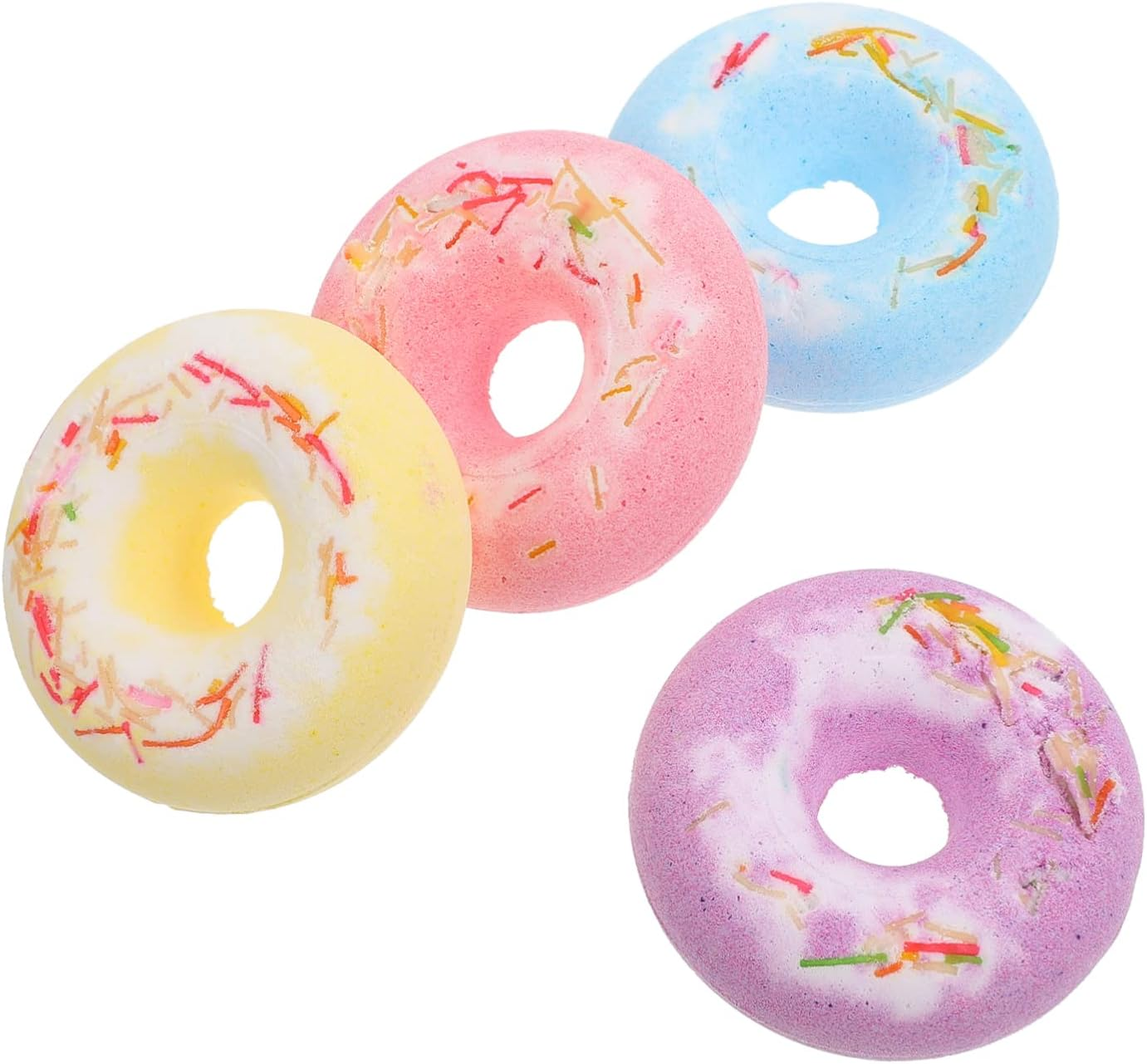 IWOWHERO Adorable Cake Shape Bath Salt Balls Boys and Girls Adults Bubble for Spa Relaxation Random Color image number 3