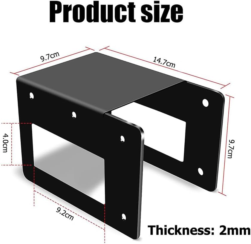 4-Piece Firewood Log Storage Rack Bracket, ,Indoor Outdoor Adjustable Heavy Duty Powder Coated Steel Holder, Fireplace Wood Storage Holder, Log Holders for Indoor Outdoor Fireplace, Black image number 4