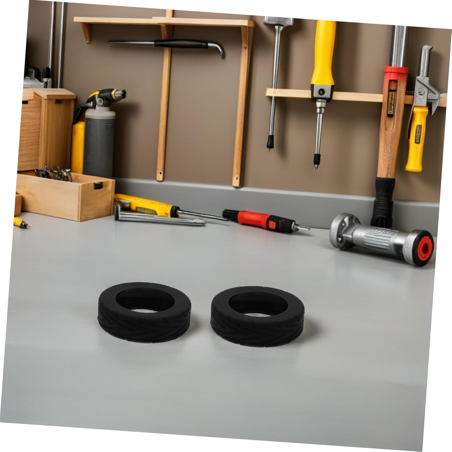 Holibanna 16Pcs Silicone Luggage Wheel Covers Noise Reducing Shock Absorption Protectors for Spinner Suitcase Wheels Travel Soft Nonslip Casters Replacement Guards image number 2