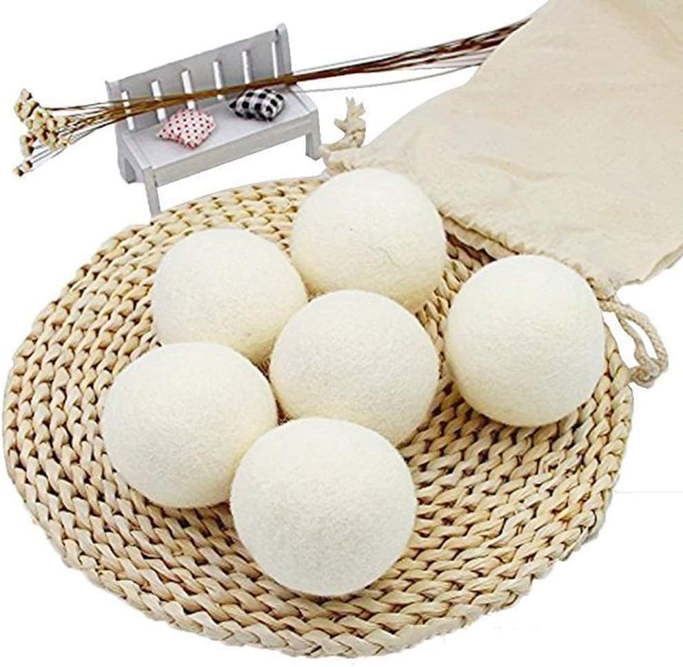 100% Natural Wool Dryer Balls Hand Made Engergy Saving 1000 Loads XL 7.5Cm 3 Balls image number 2