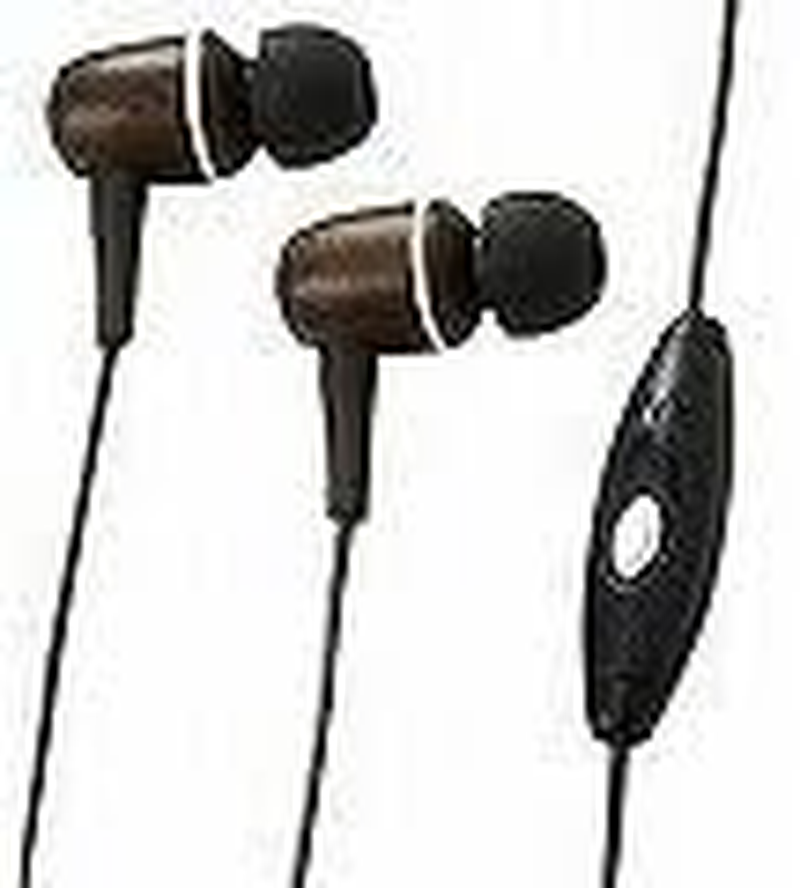 Princeton Technology PIP-EMR1WD Earphone & Remote Control Microphone for Iphone 3G Wood