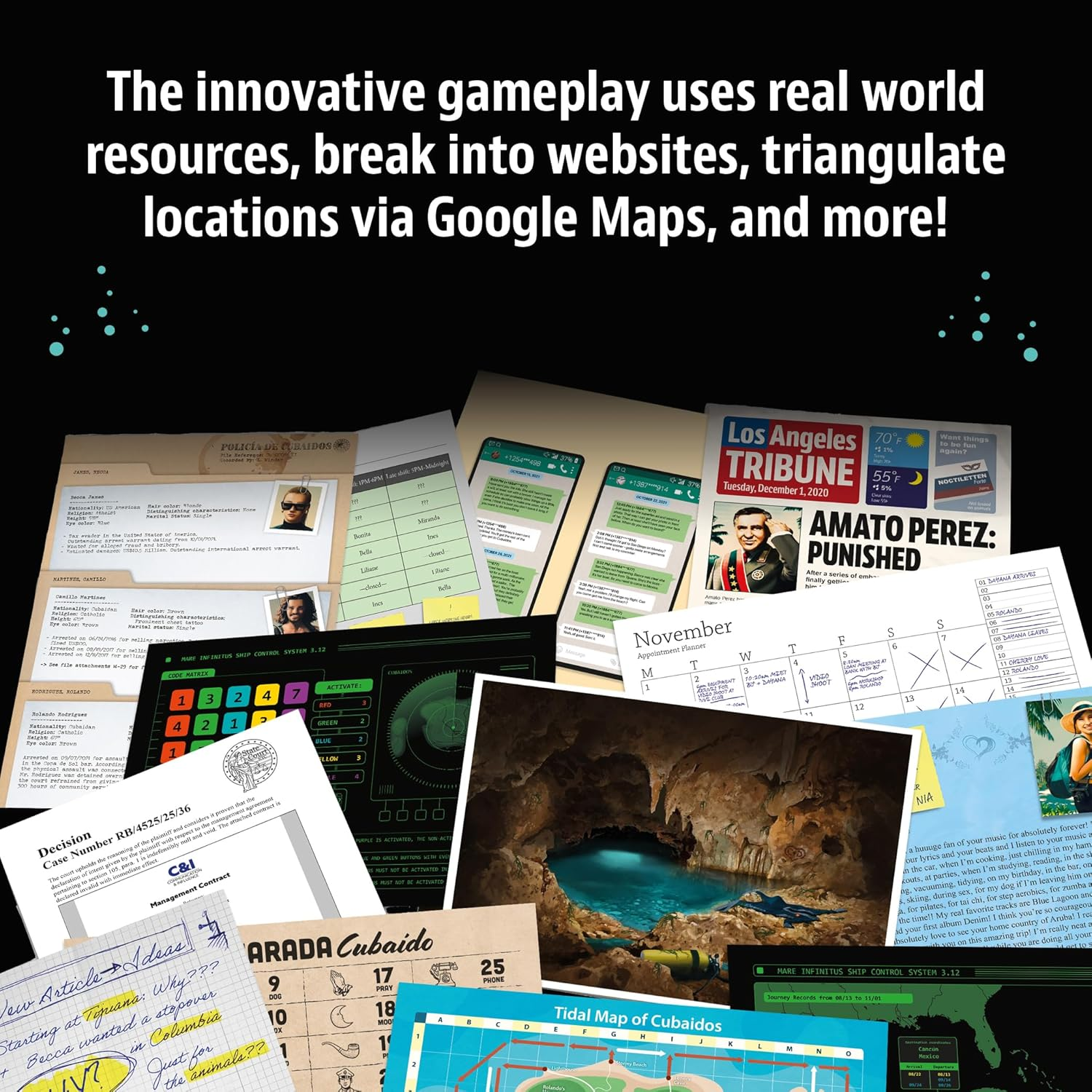 Thames & Kosmos Masters of Crime: Rapture | Murder Mystery Game | Pop Star | Who-Dun-It | Co-Op Game | 1+ Players | Ages 16+ image number 3