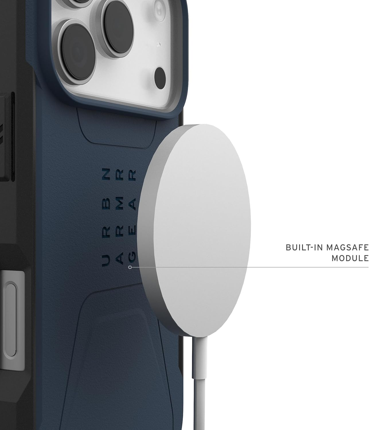 Urban Armor Gear UAG Designed for Iphone 17 Pro Case Civilian - Compatible with Magsafe Military Grade Protective Cover, Mallard, Apple Iphone Protector image number 1