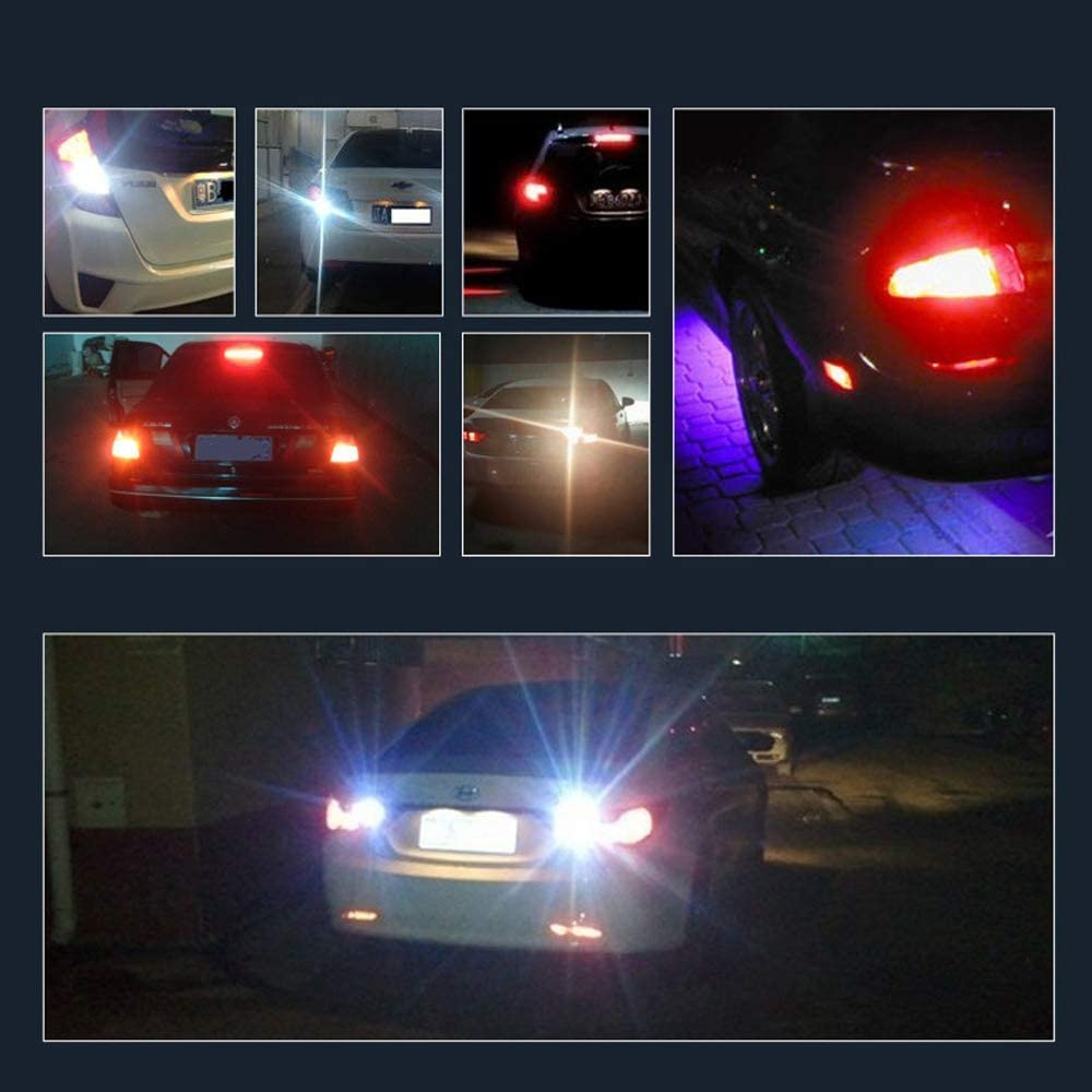 4Pcs White T20 7440 7440NA 7441 992 5630 33SMD LED Bulbs Canbus 900LM Super Bright Reversing Light Parking Light Brake Rear Fog Lamps Position Tail Light 12-30V 3.6W image number 3
