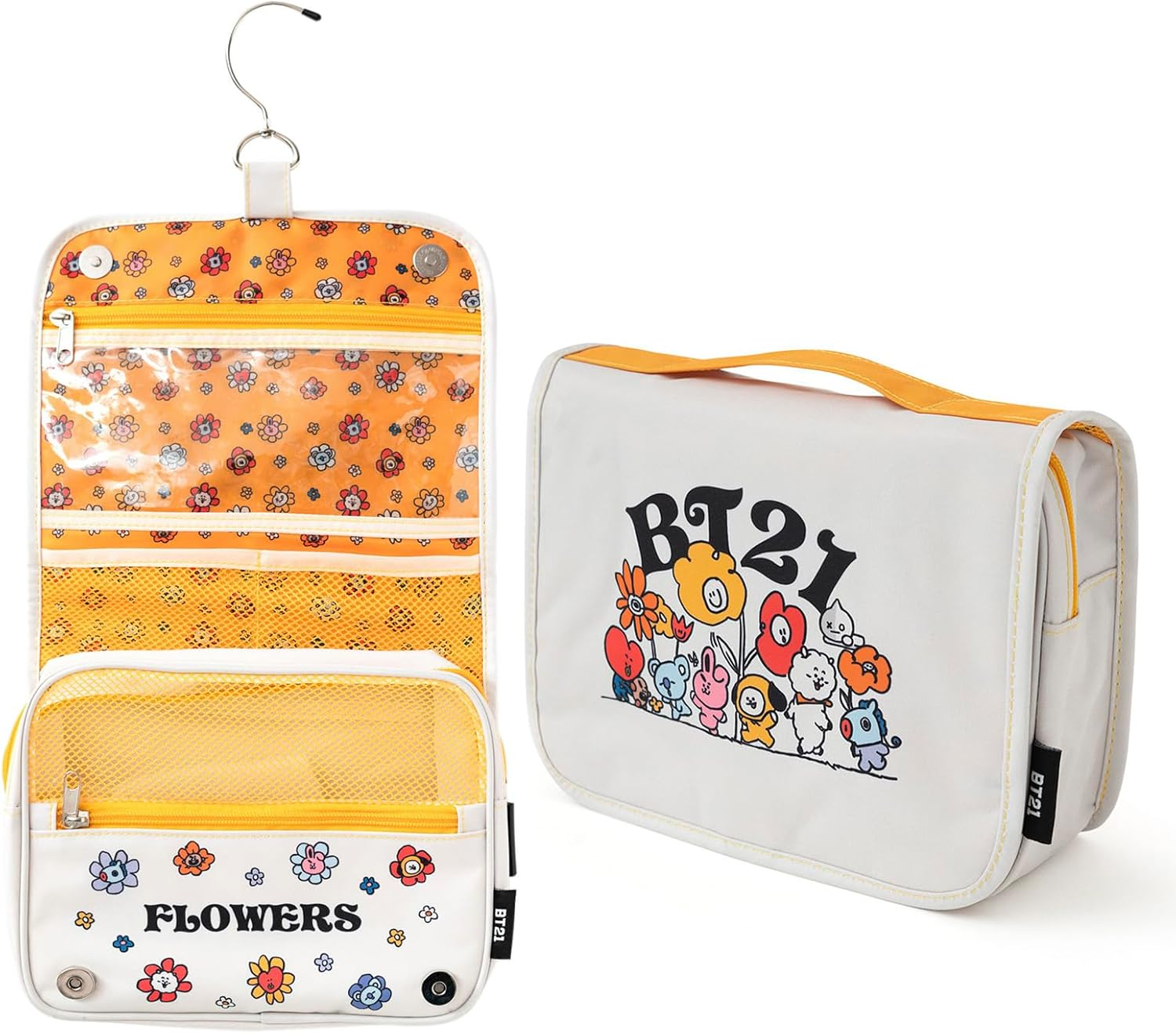 Official Pusheen Hanging Travel Toiletry Bag | Hanging Toiletry Bag with Hanging Hook, 100% Waterproof Travel Bag, Makeup Toiletry Bag, Cosmetic Bag, Pusheen Gifts