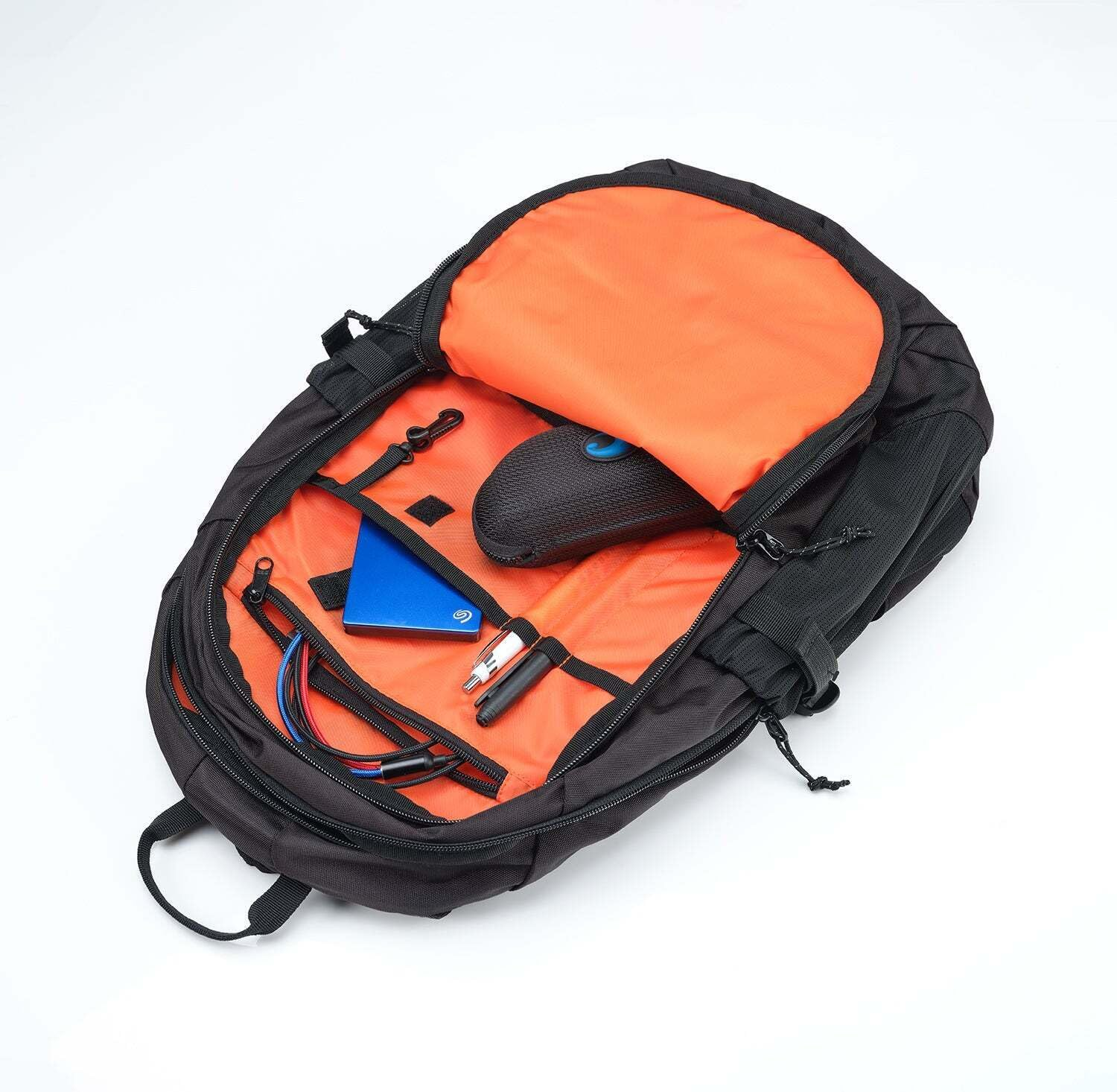 Caribee Backpack Valhalla 26L Black 6112, School & Travel image number 4