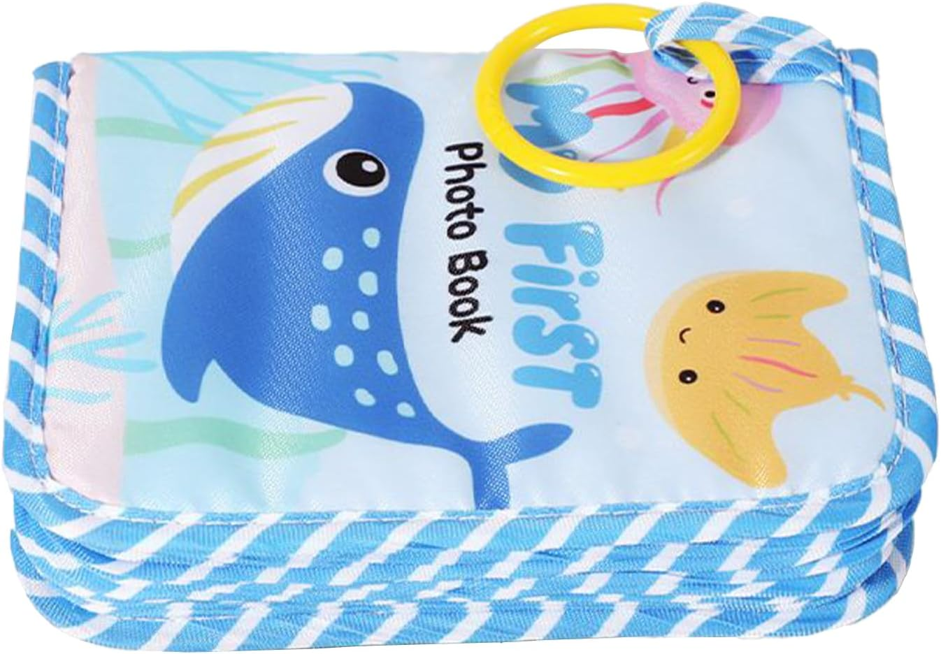 Baby Photo Album | Baby First Photo Album Soft,Soft Cloth Souvenir with Mirror Memory Keeping Keepsake for Parents Memories Birthday Family Kids