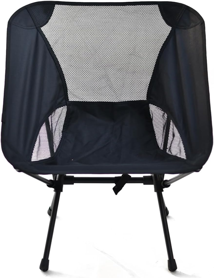 AIMALL Outdoor Moon Chair, Breathable Mesh, Lightweight and Foldable High Back Fishing Beach Chair, Portable Leisure Chair for Camping - Grey image number 5