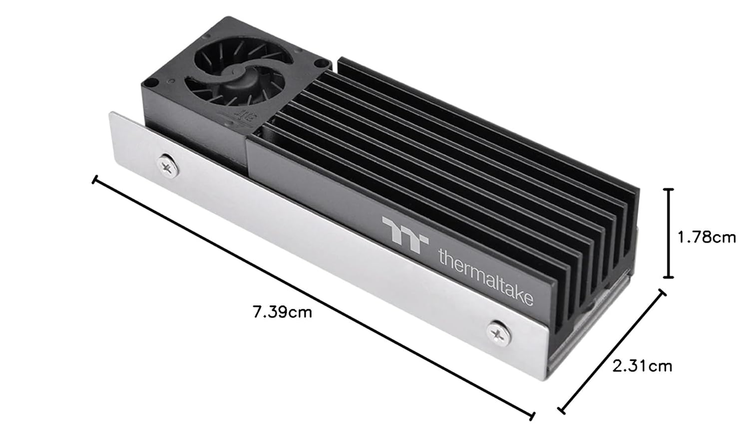 Thermaltake MS-1 M.2 2280 SSD Cooler, CL-O043-AL02BL-A image number 6