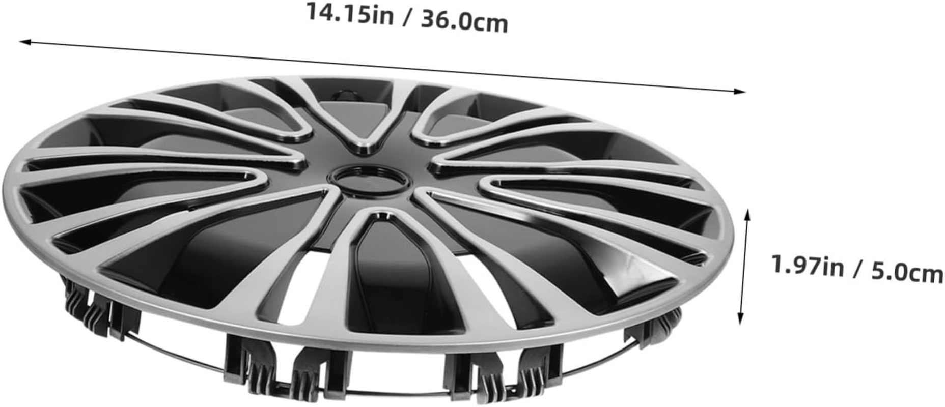 EXAOMBLE Automotive Wheel Hub Cover with Robust Pp Material for Car Wheel Protection and Easy Fit Installation image number 5