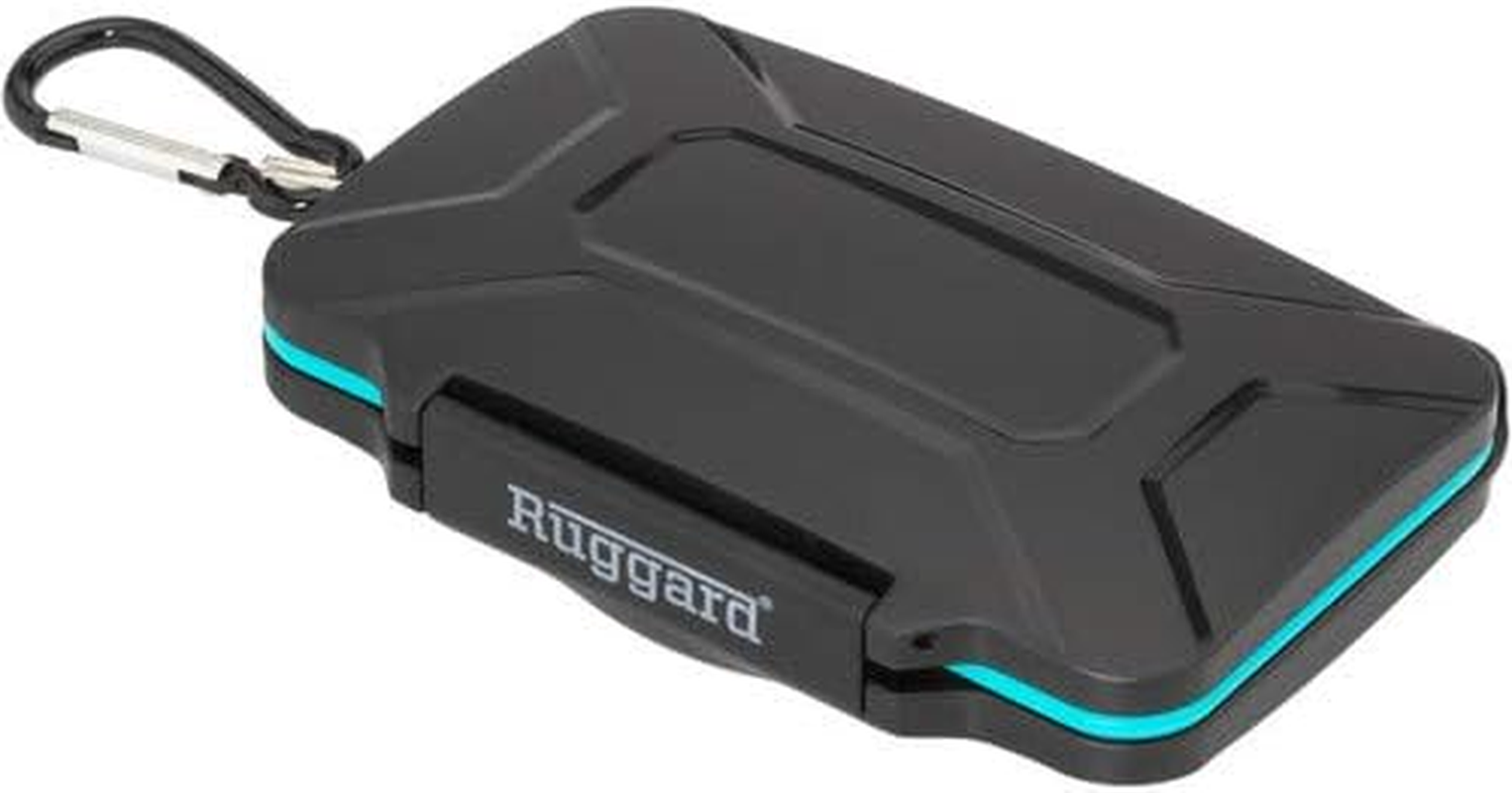 Ruggard Leda Memory Card Case for SD & Microsd Cards (Black) image number 4