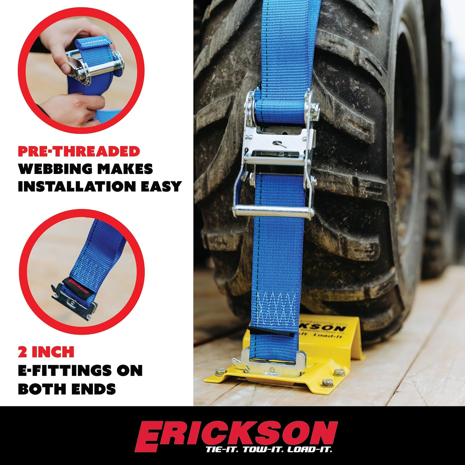 Erickson 09160 Wheel Chock Tie-Down Kit image number 5