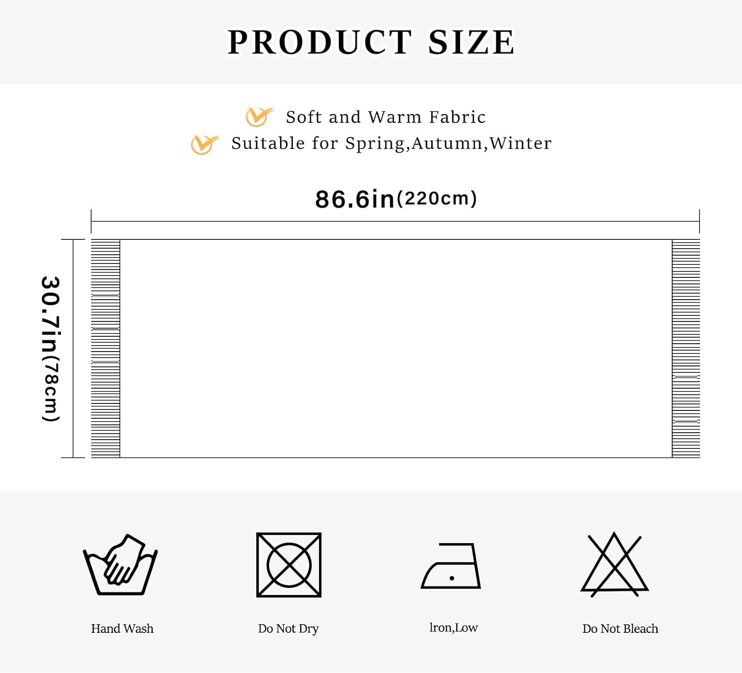 Trendy Cashmere Feel Scarf Winter Accessories for Women William Morris Style Rustic Ethnic Floral Dark Blue Bufandas Y Chales Para Mujer image number 5