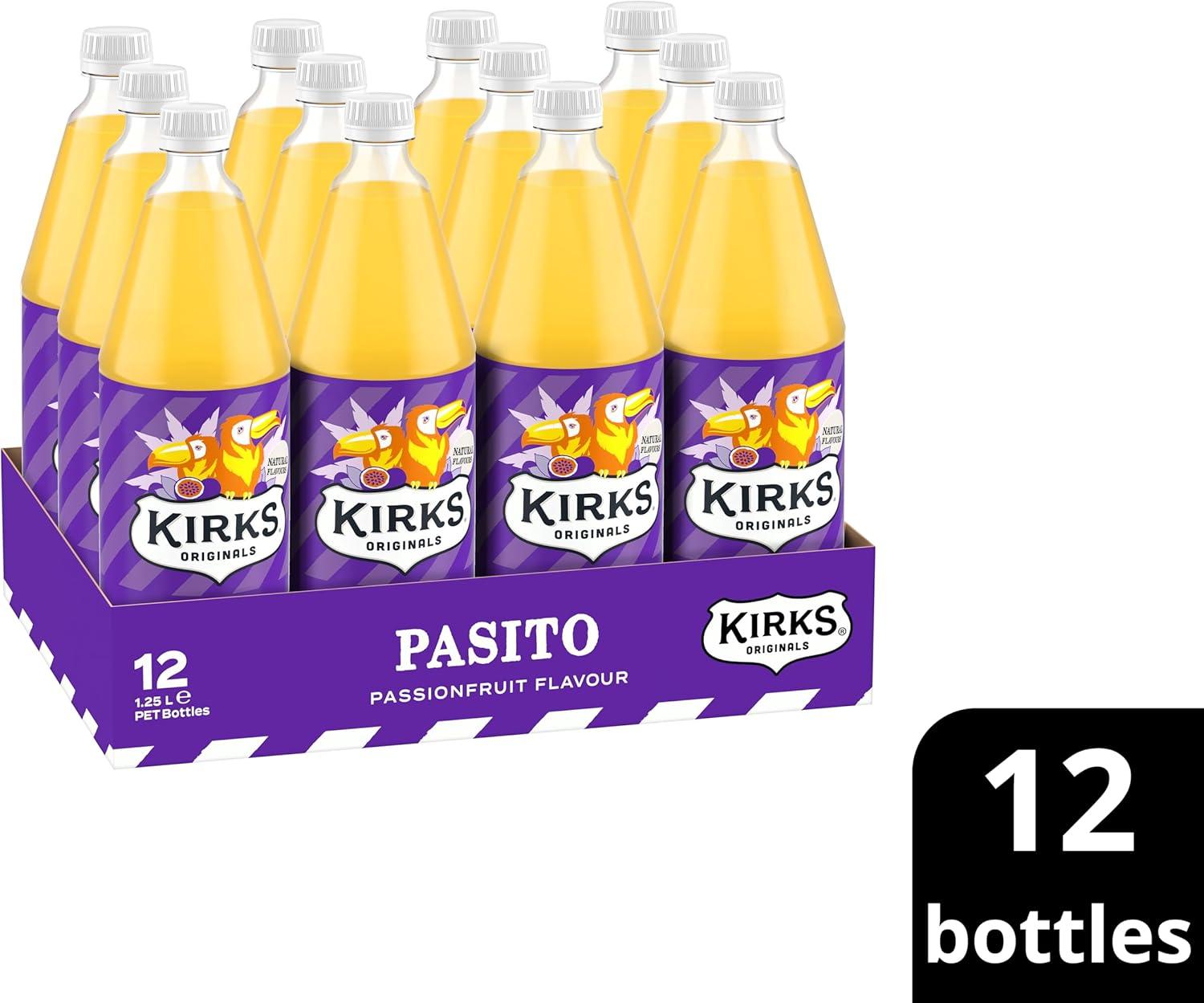 Kirks Pasito Soft Drink Mutipack Bottles 12 X 1.25L image number 6