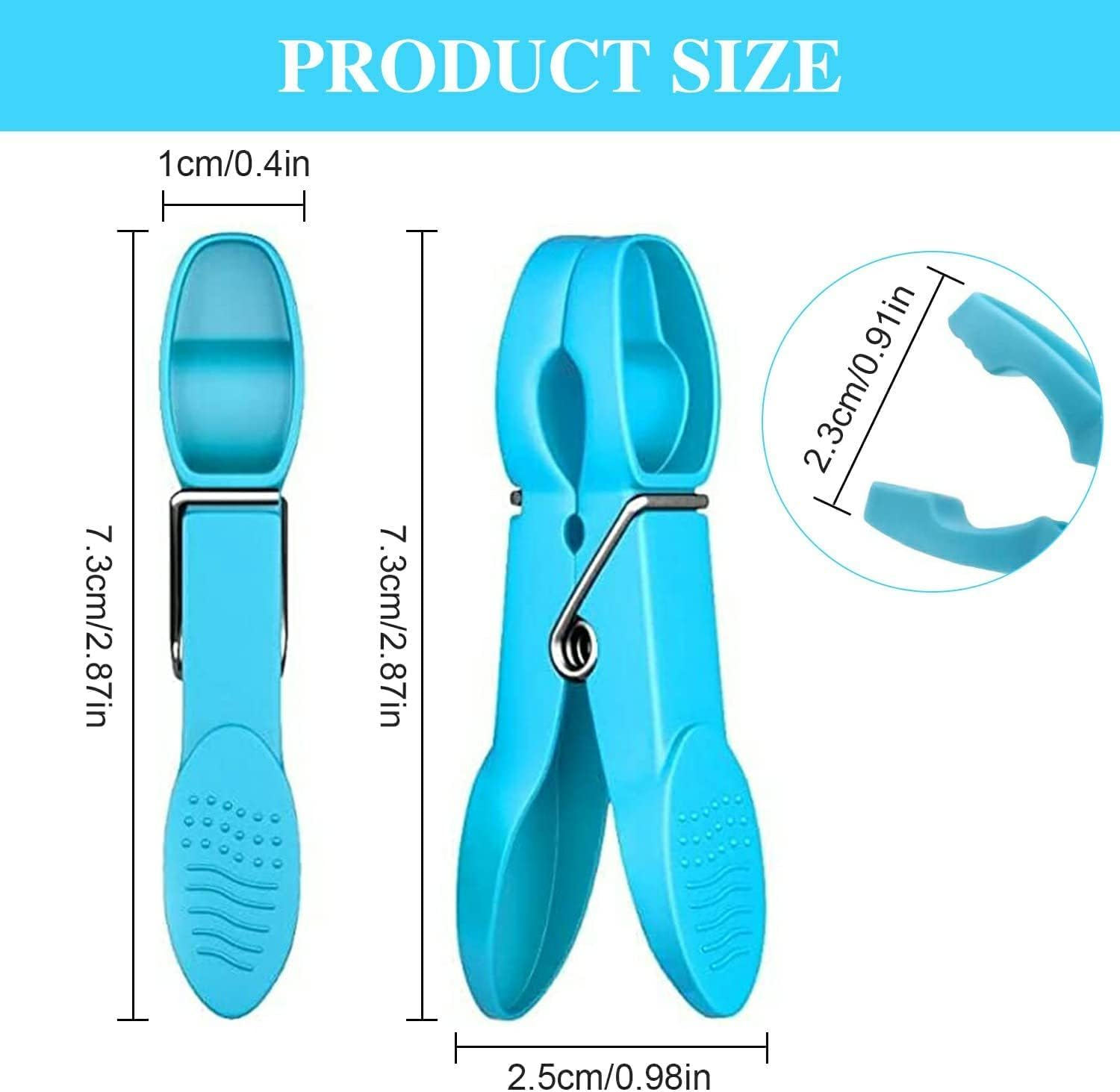 Colorful Plastic Clothespins, Powerful Laundry Pegs, Windproof Clothes Drying Line Clips, Socks Clamps, Colorful Clips for Laundry (48) image number 5