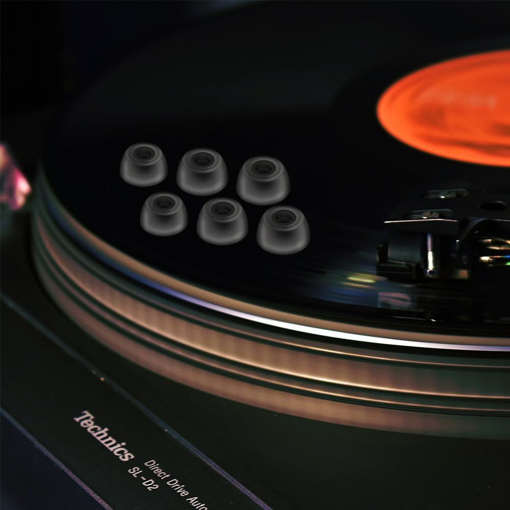 Replacement Eartips Compatible with Jabra Elite 75T/ 65T/ Active/ 7 Pro/Elite 3/ Elite 4 Earbuds, Silicone Earbuds Eartips Buds Cover Set image number 3